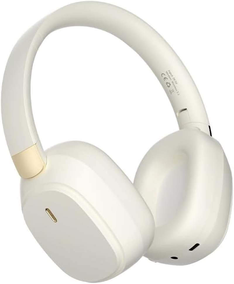 Ariv Hommey Wireless Over-Ear Bluetooth 5.3 Headphones - 20H Playback, Foldable Ultra-Light 198G Design | Built-In Mic | Dual Mode for Pc/Smartphone (Off White) image number 2