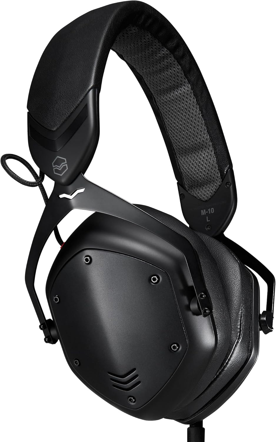 V-Moda M-10 | Streamlined Over-Ear DJ Headphones | Tuned for Djs & Beat-Driven Music | Deep Bass with High-End Clarity | Memory Foam Cushions for Long Performance | Durable Closed-Back Design | Black image number 1