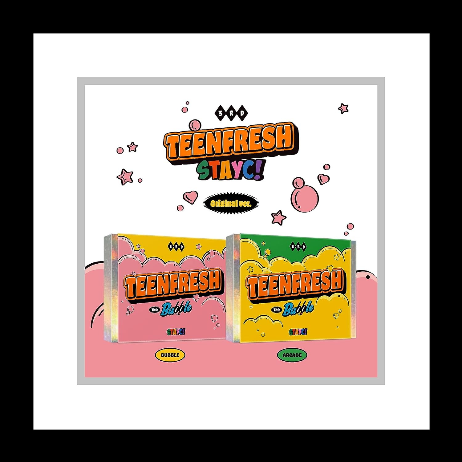 STAYC TEENFRESH 3Rd Mini Album Standard Random Version Cd+1P Poster+1P Folding Poster on Pack+52P Photobook+12P Lyrics+1P 4Cut Photo+2P Photocard+1Ea Sticker+1P Message+1P Fragrance+Tracking Sealed image number 6