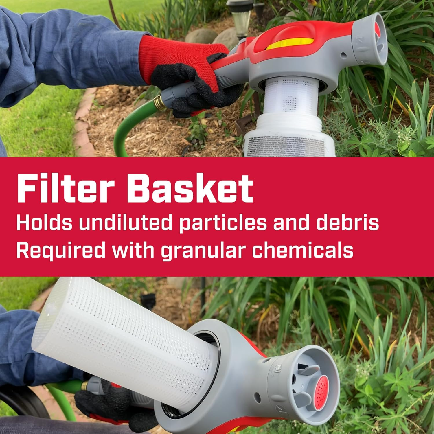 Chapin International G6015 Wet/Dry Hose-End Sprayer, Translucent image number 4