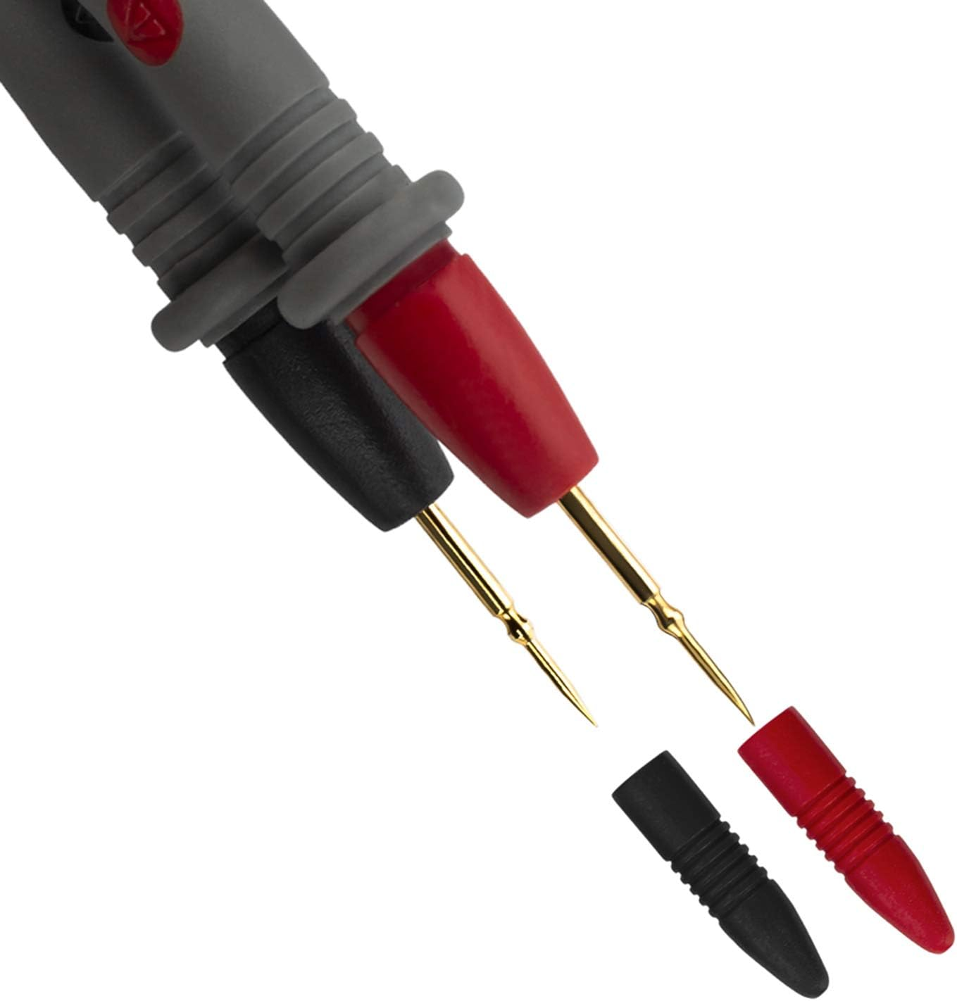 Electronic Test Leads Test Probes Multimeter Leads with Crocodile Clips Gold Plated Super Sharp Tips Silicone Test Lines PT1008 20A 1000 V image number 4