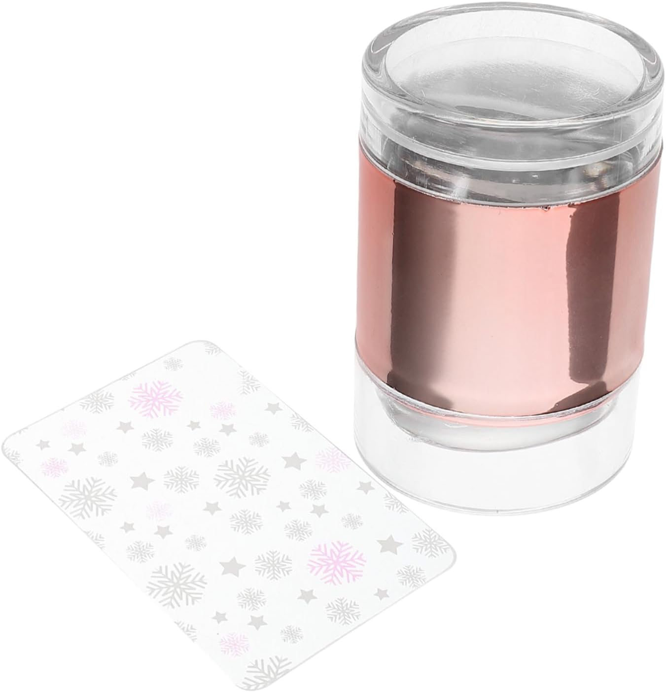 Gogogmee Manicure Accessories Nail Stamper Set Nail Seal French Tip Nail Stamp Nail Silicone Stamper Nail Art Template