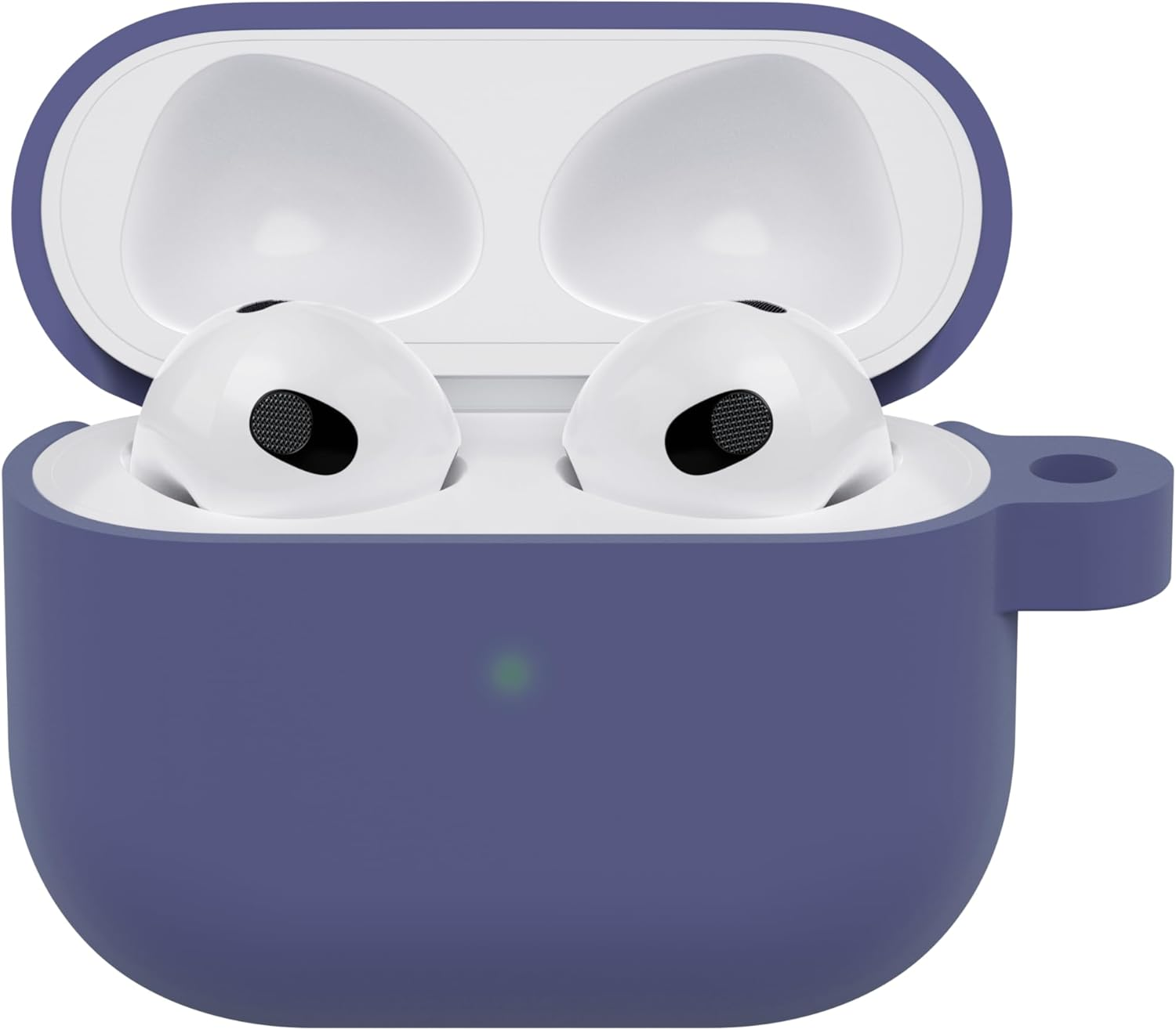 Otterbox Soft Touch Headphone Case for Airpods 3Rd Gen 2021, Shockproof, Drop Proof, Ultra-Slim, Scratch and Scuff Protective Case for Apple Airpods, Includes Carabiner, Dark Purple