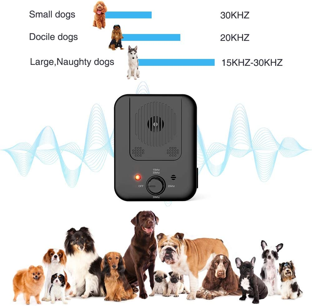 Anti Barking Control Device, Dog Barking Control, anti Bark Stopper Device for Outdoors and Indoors with 3 Adjustable Modes, Waterproof Dog Bark Control, Safe for Small Medium and Large Dogs image number 2