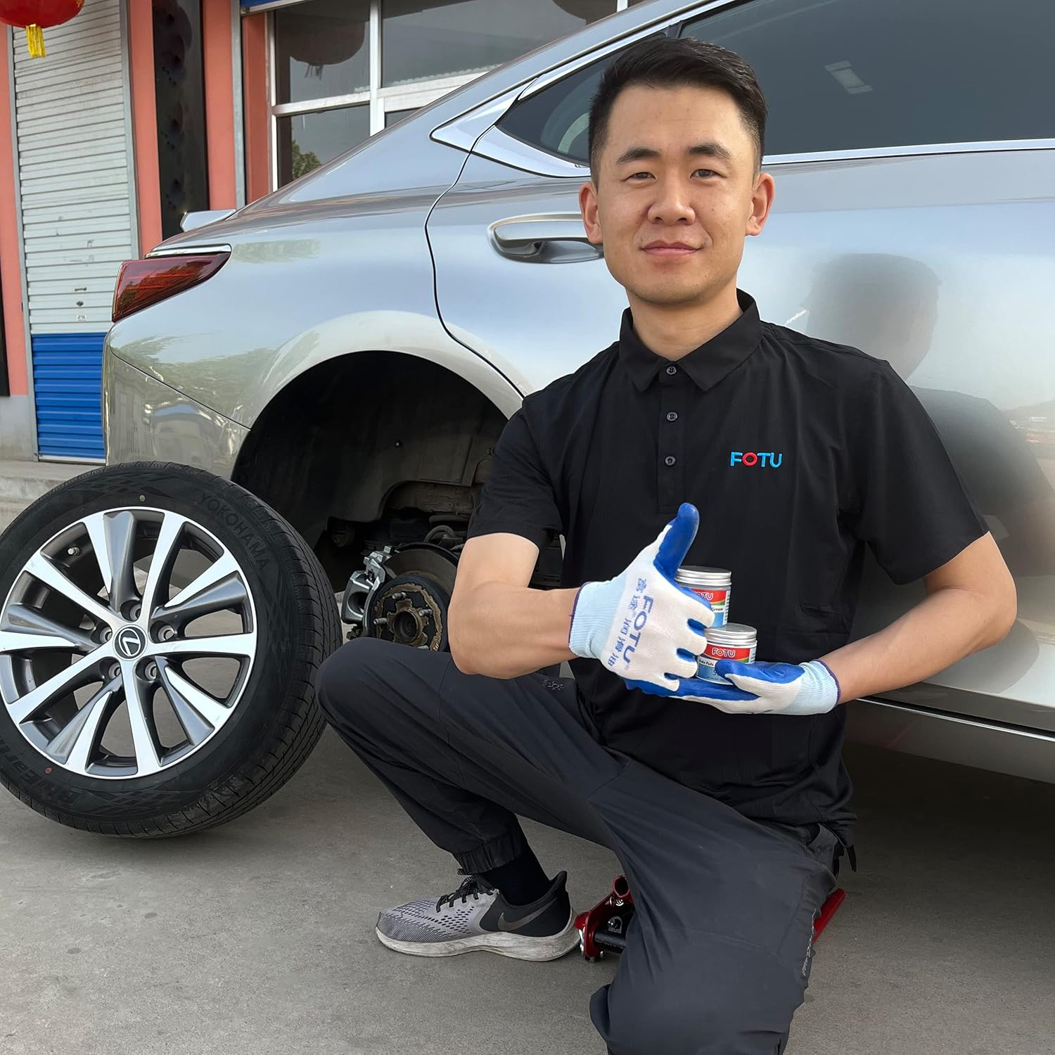 FOTU 661 Guide Pin Grease for Brake Caliper, 561 Anti-Squeal for Brake Pads, 361 High Temperature Copper Anti-Seize &ndash; a Complete Grease Set image number 1