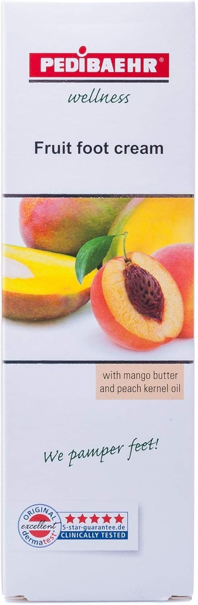 Pedibaehr, Fruit Foot Cream with Mango Butter and Peach Seed Oil, Foot Care for All Skin Types, 125 Ml image number 4