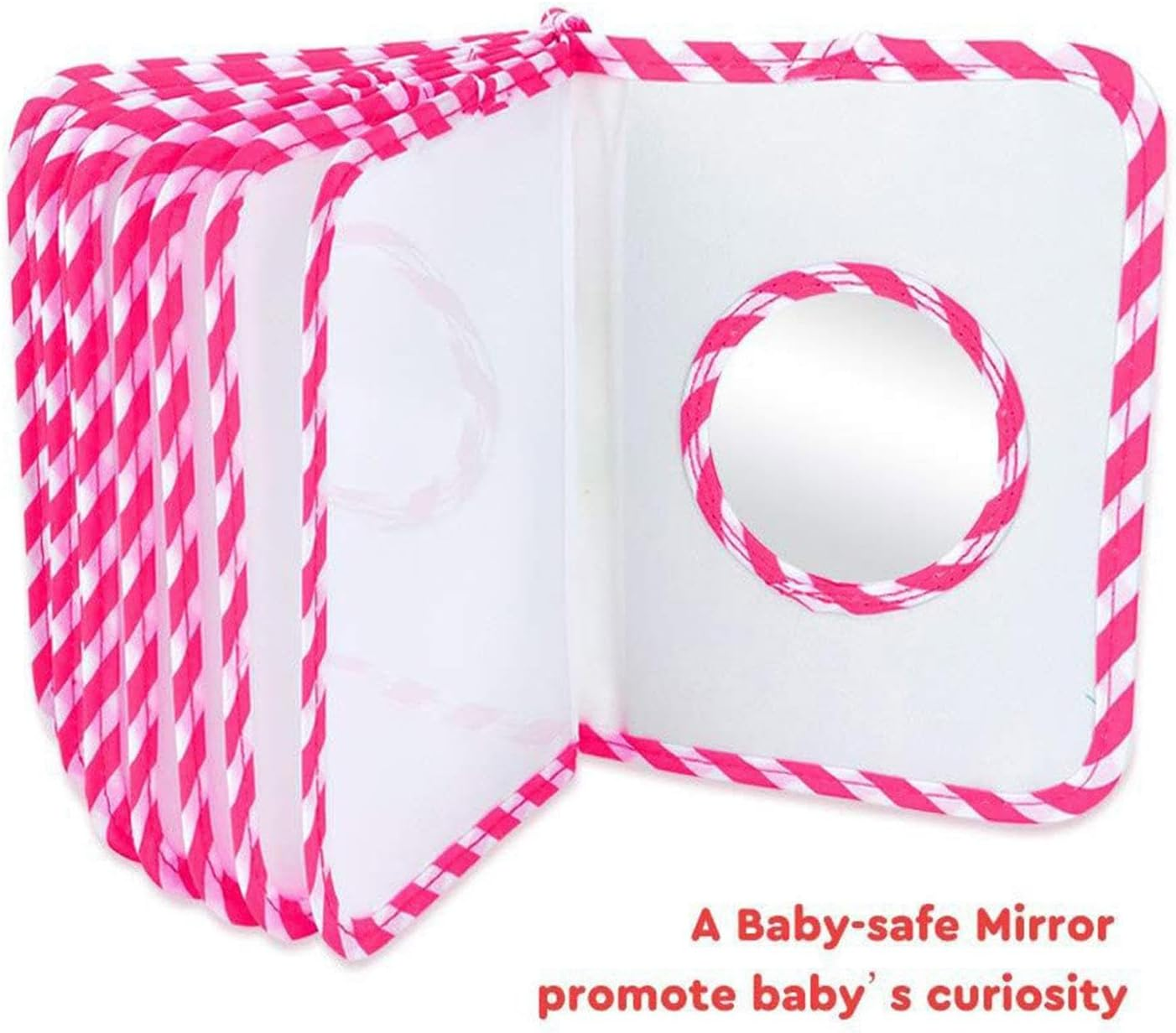 Baby Photo Album,Cute Giraffe My Firstphoto Album,Soft Cloth Baby Memory Book,Soft Cartoon Animal Personalized Book for Famliy Newborns Shower Party Favors Personalized Giftt - Red image number 1