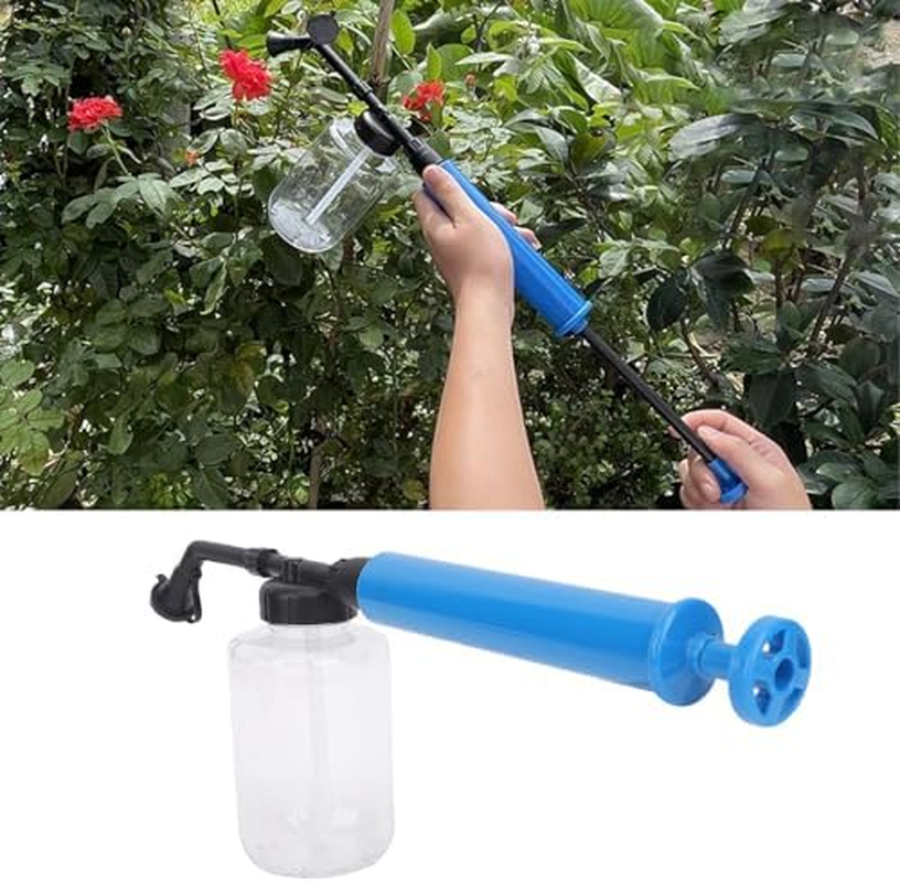 Diatomaceous Earth Duster 500Ml, Bulb Powder Applicator with Long Reach Pole for Bed Bugs, Roaches, Organic Garden Control