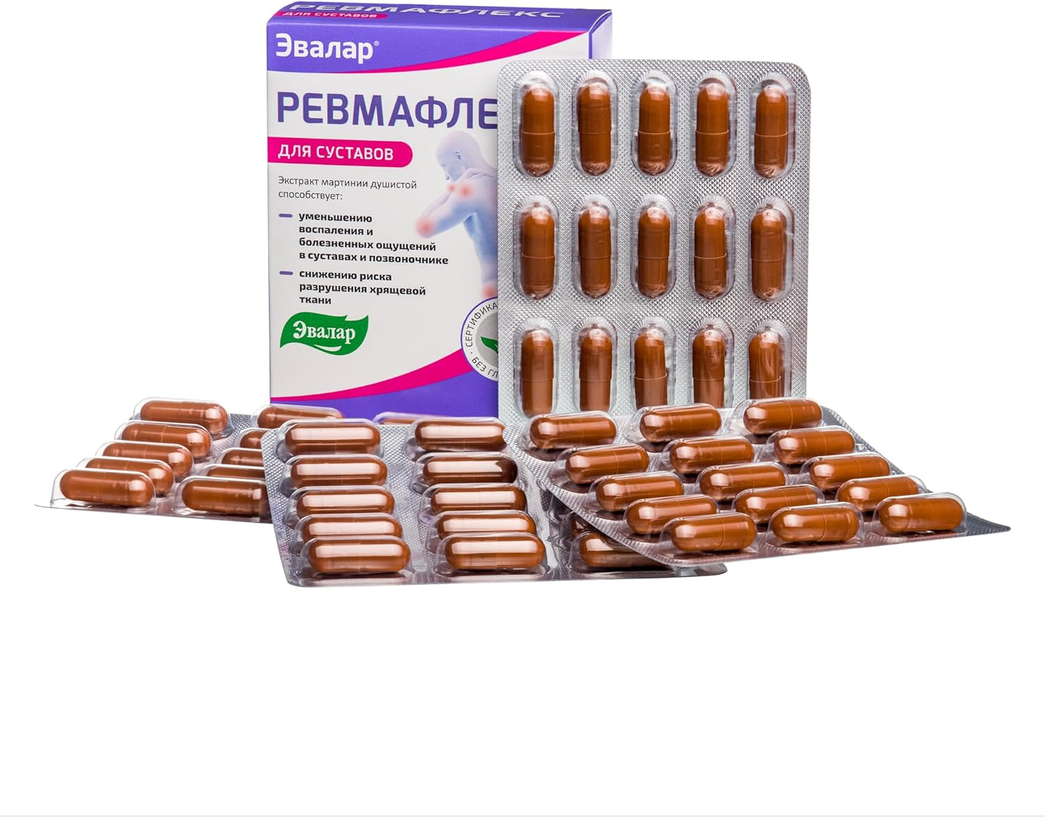 Evalar Martynia Extract Devil'S Claw Herb 60 Caps