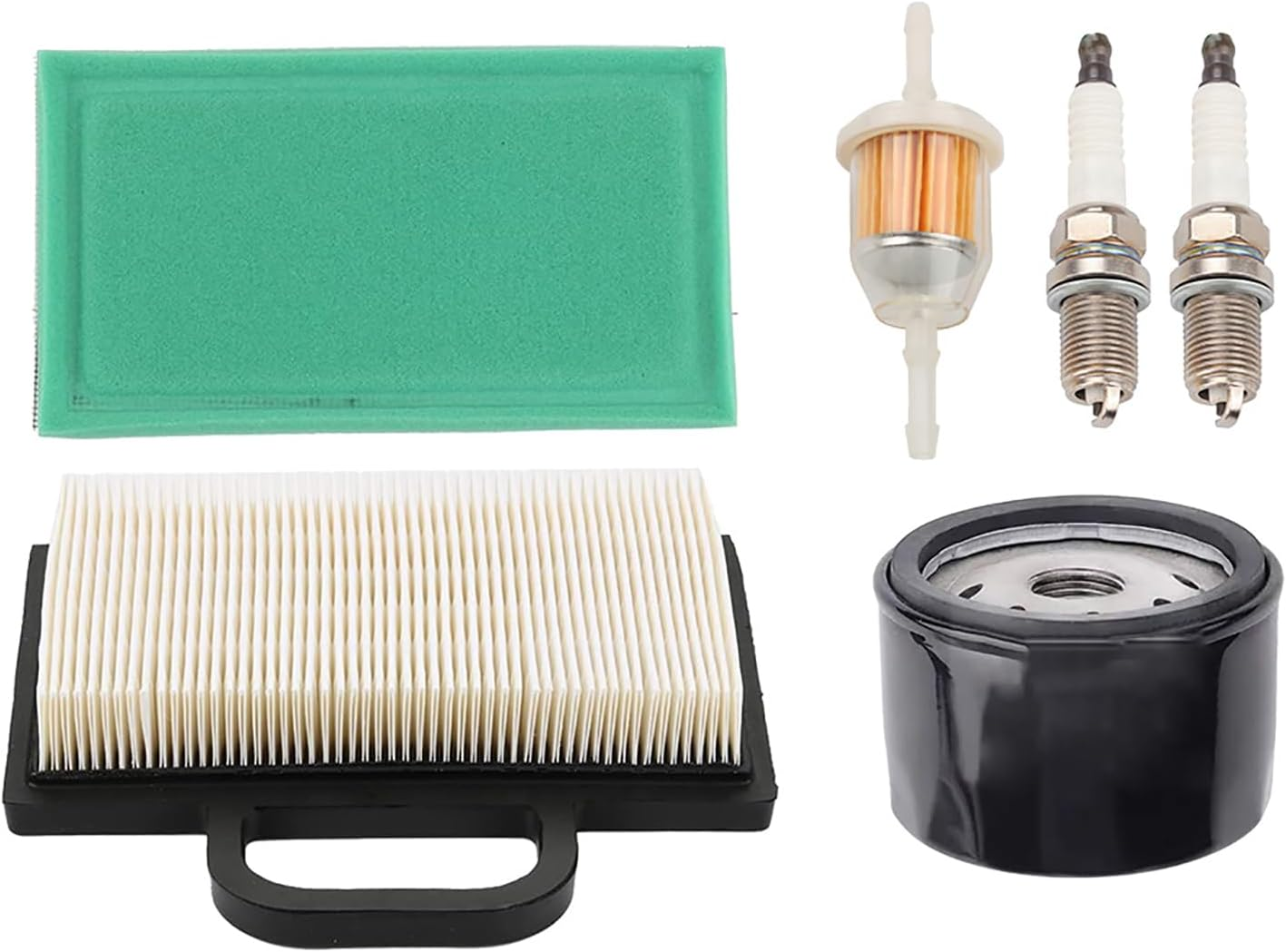 Tune up Maintenance Service Kit Suitable for John Deere Mowers LA135 LA145 Z425 Briggs Model 407777 image number 6
