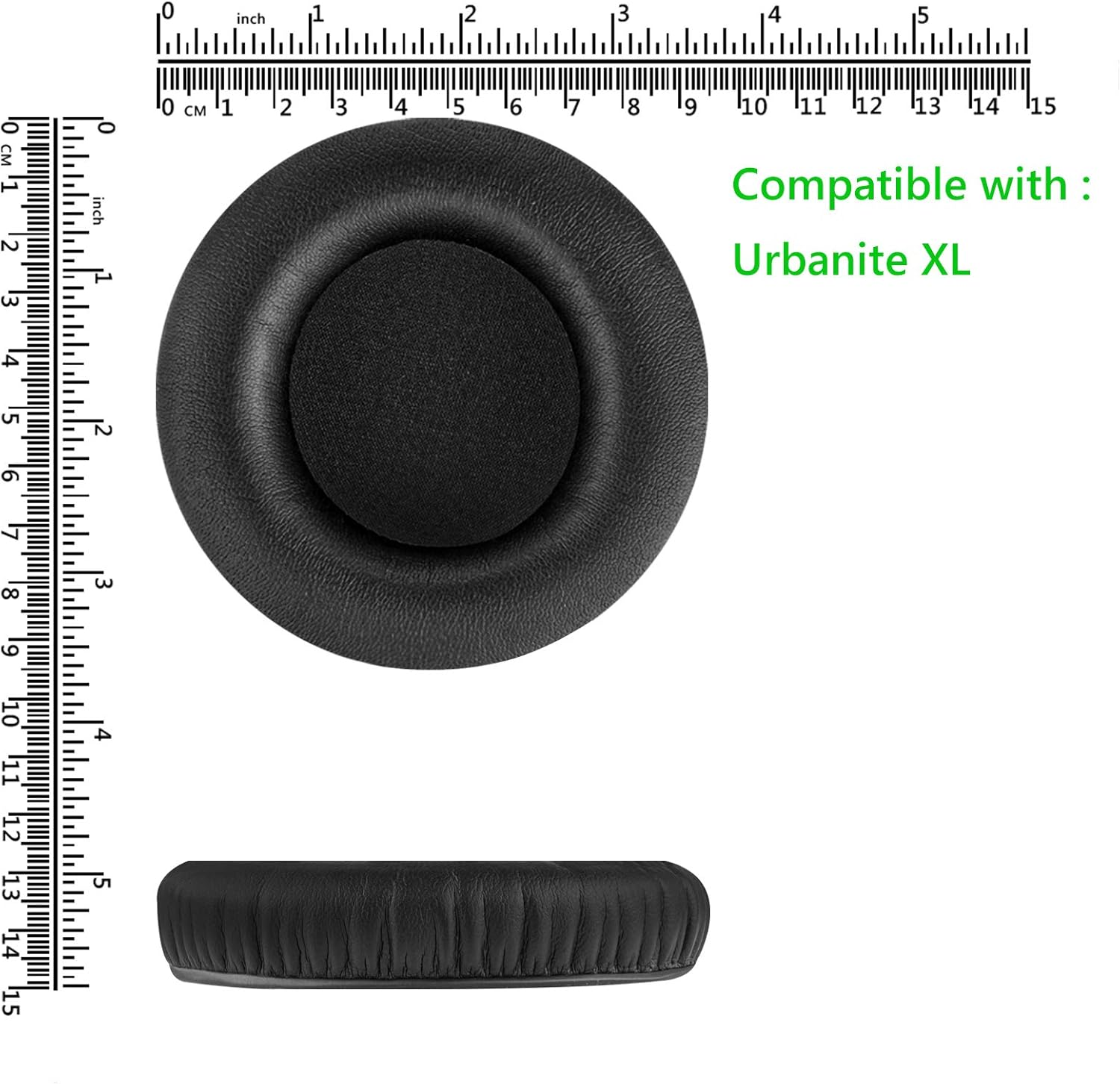 Geekria Replacement Ear Pads Compatible with Sennheiser Urbanite XL Over-Ear Headphones Ear Cushions, Repair Parts (Black) image number 2