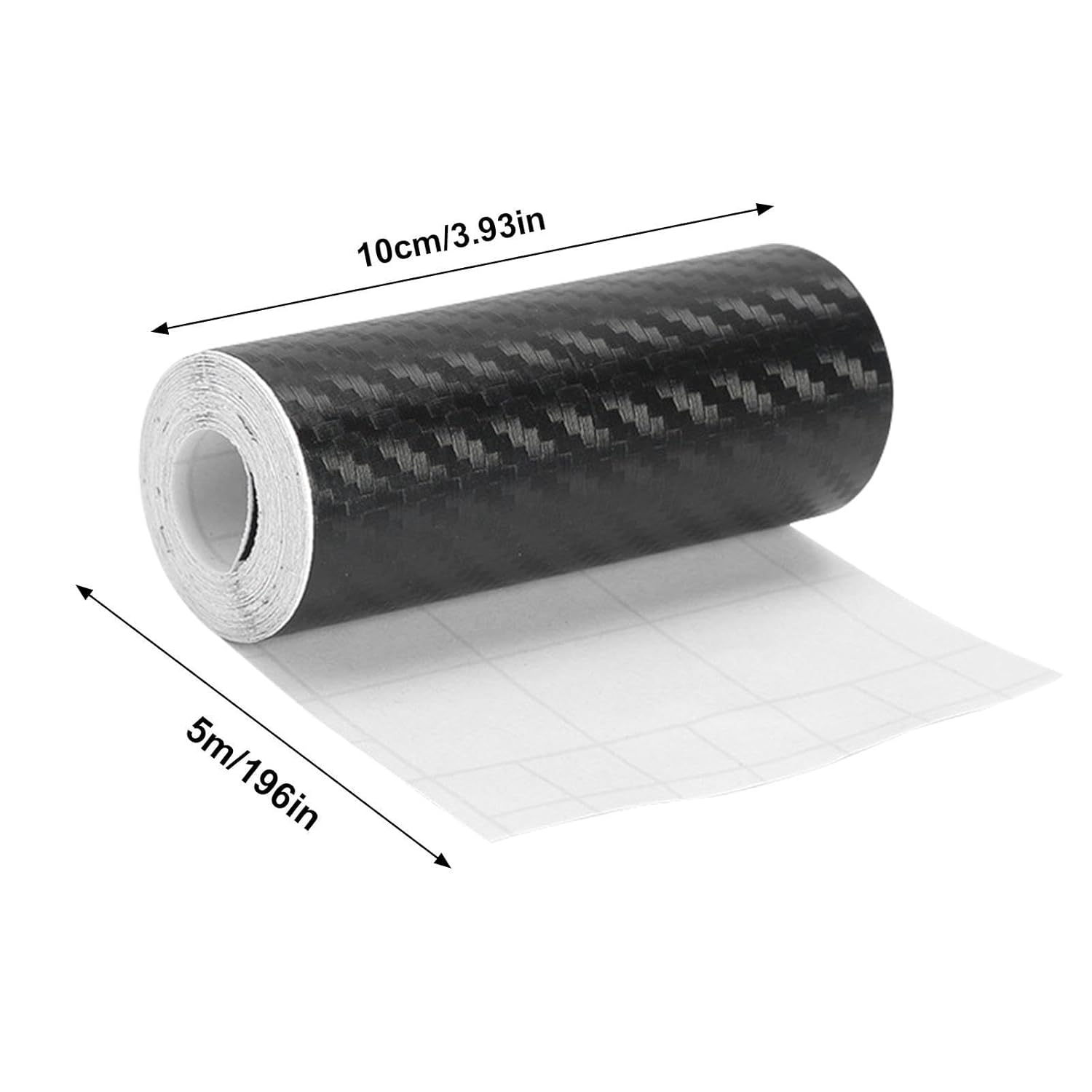 Carbon Fiber Film, Detailing Film Car Tape Wrap Stickers, Adhesive Twill Weave Sheet Sticker, Protection Tape for Trunk Bumper Dashboard Swan-Au image number 4