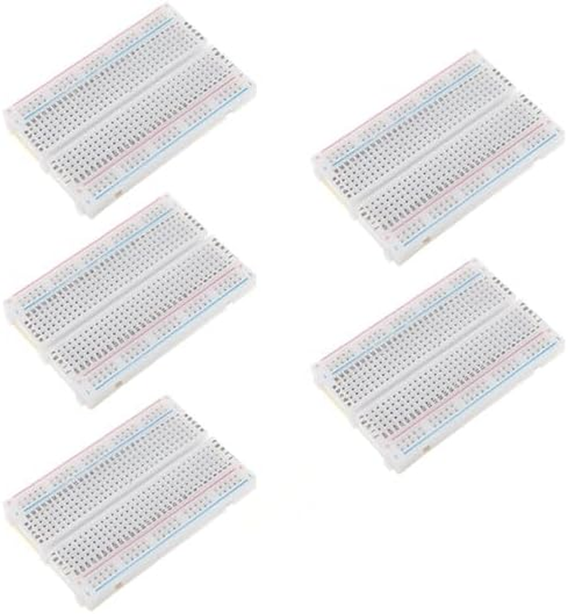 5Pcs Solderless Breadboard Bread Board 400 Tie Points Contacts image number 2