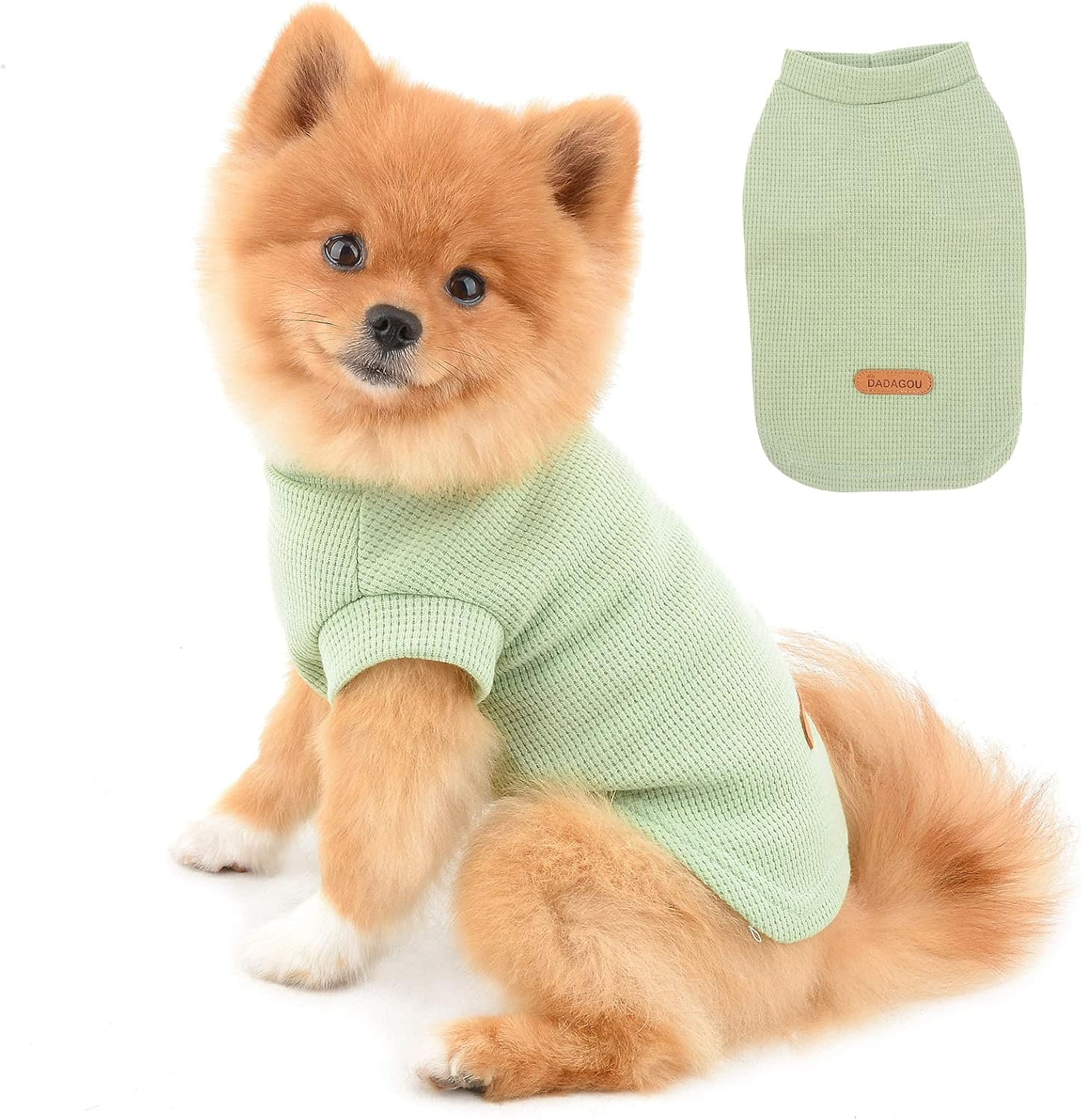 PAIDEFUL Dog Shirts for Small Medium Dogs Cats Boys Girls Solid Color Soft Cotton Vest Tee Seeveless Breathable Tank Tops Puppy Chihuahua Yorkie Clothes T Shirts Pet Summer Wearing Outdoor