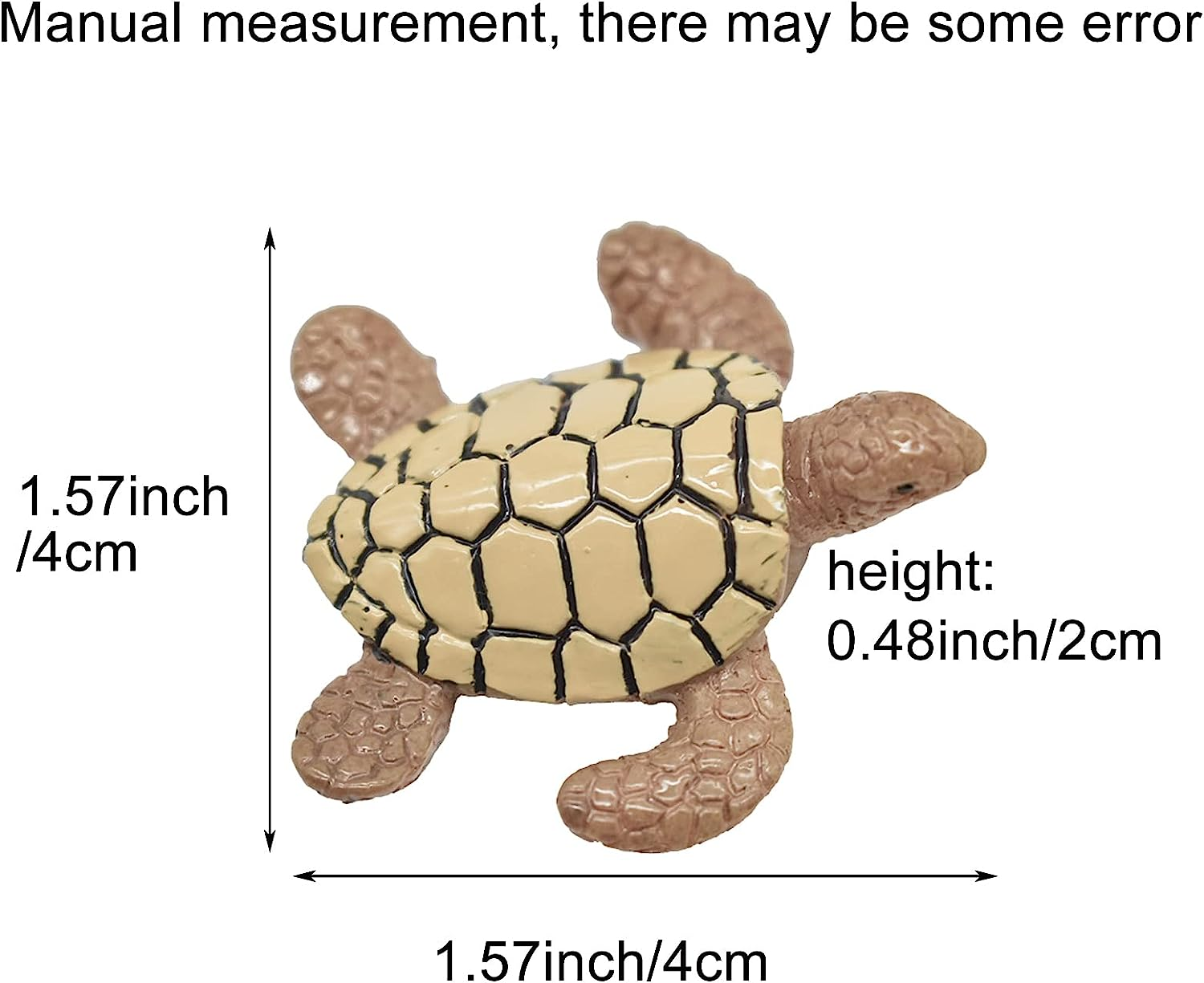 Pinenjoy 12Pcs Miniature Sea Turtle Figurines Resin Turtle Statue Fairy Garden Accessories for DIY Crafts Birthday Cake Succulent Planter Moss Landscape Terrarium Fish Tank Decoration image number 2