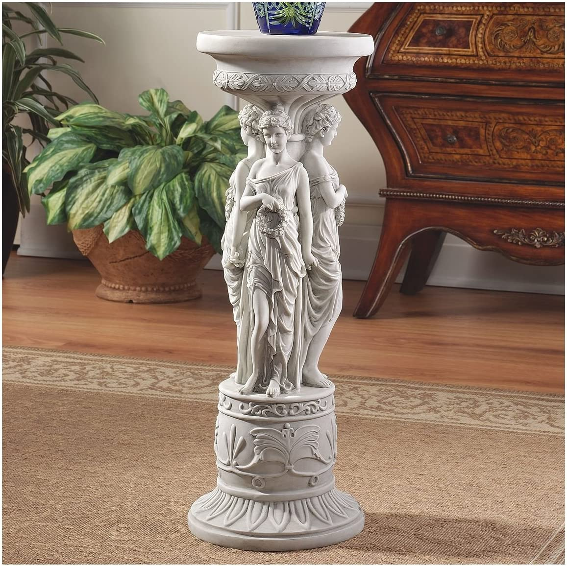 Chatsworth Manor Neoclassical Pedestal Plant Stand image number 6