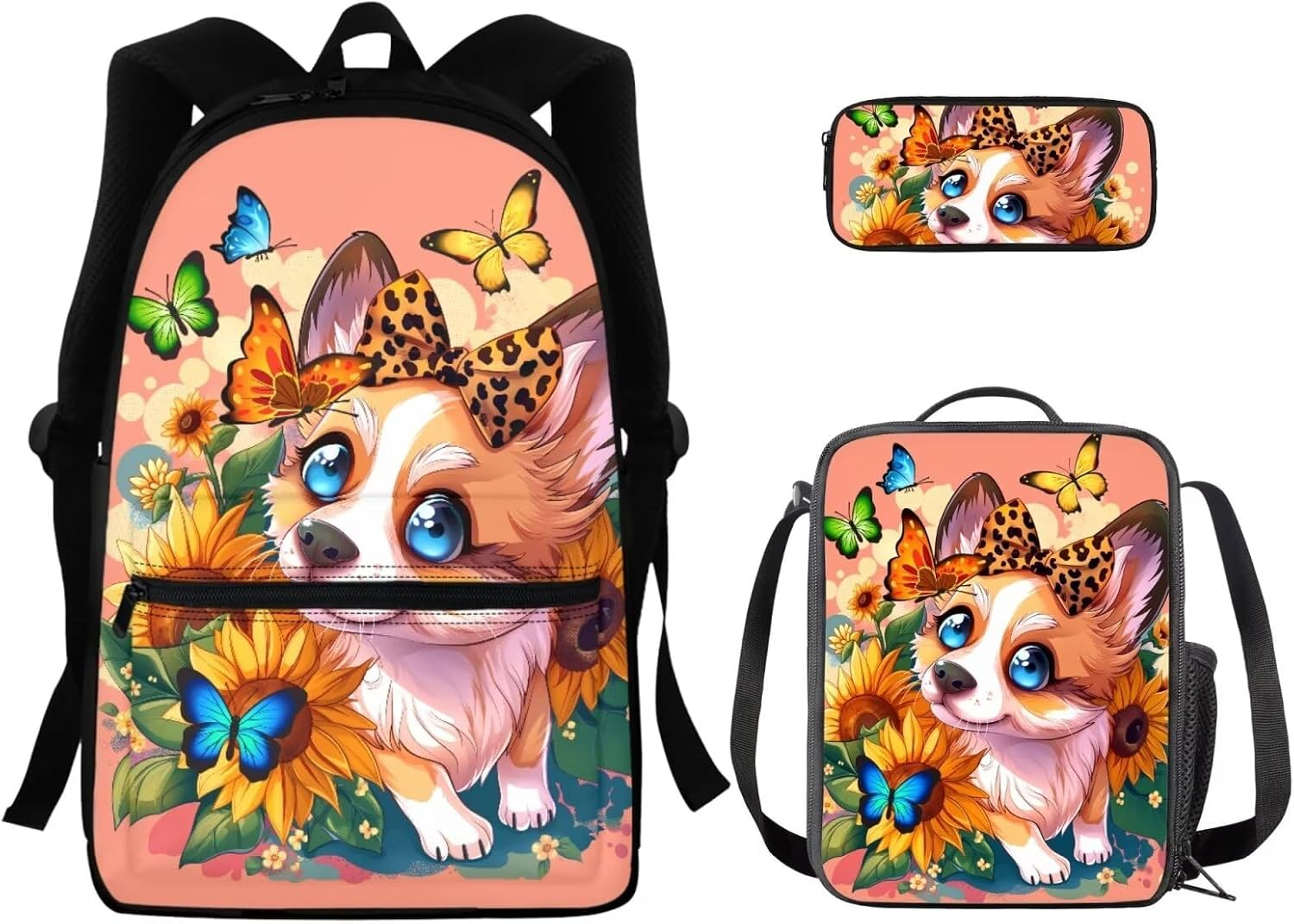 FOR U DESIGNS Backpack School Bag Student Kids Book Bag Casual Travel Daypacks for Teens Girls image number 3