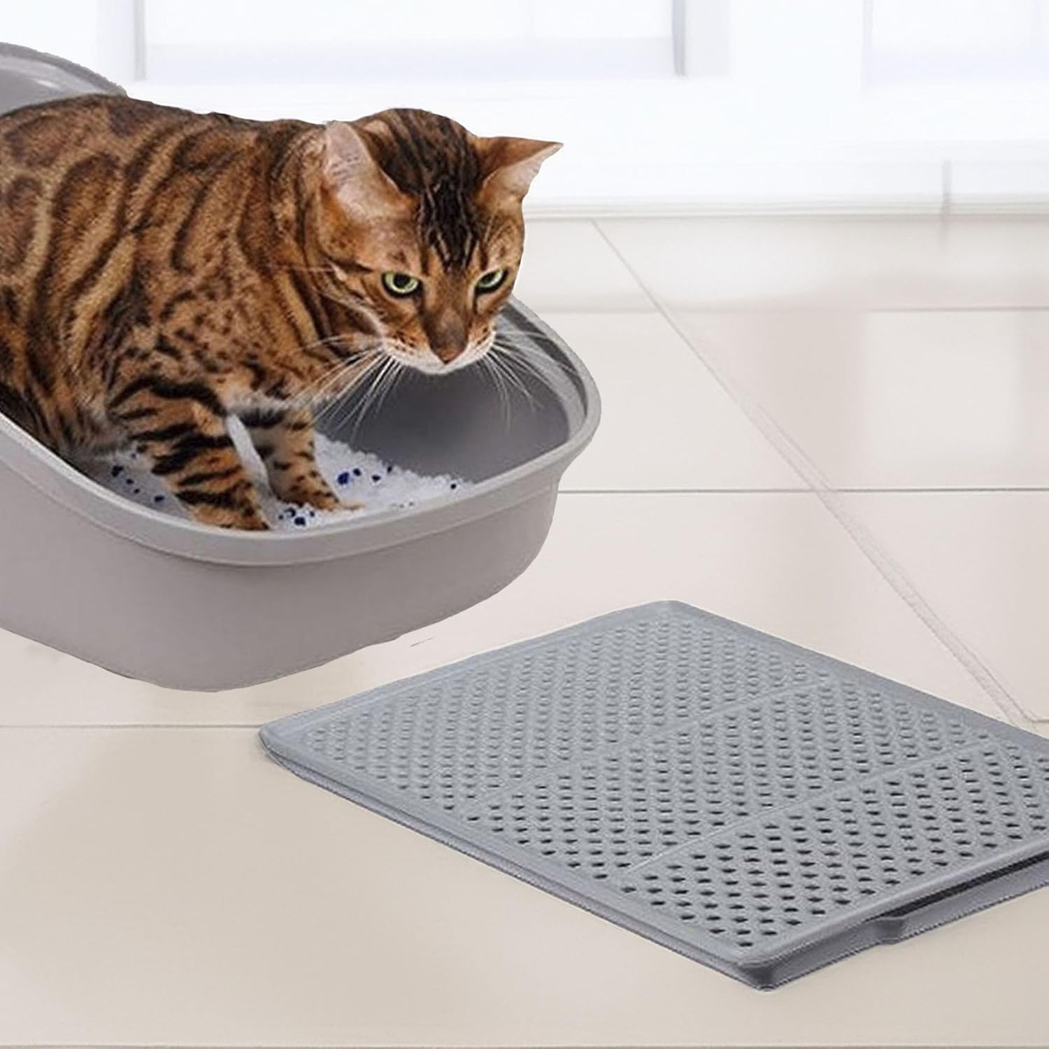 Well Home Cat Litter, 46 X 36 X 3 Cm image number 5