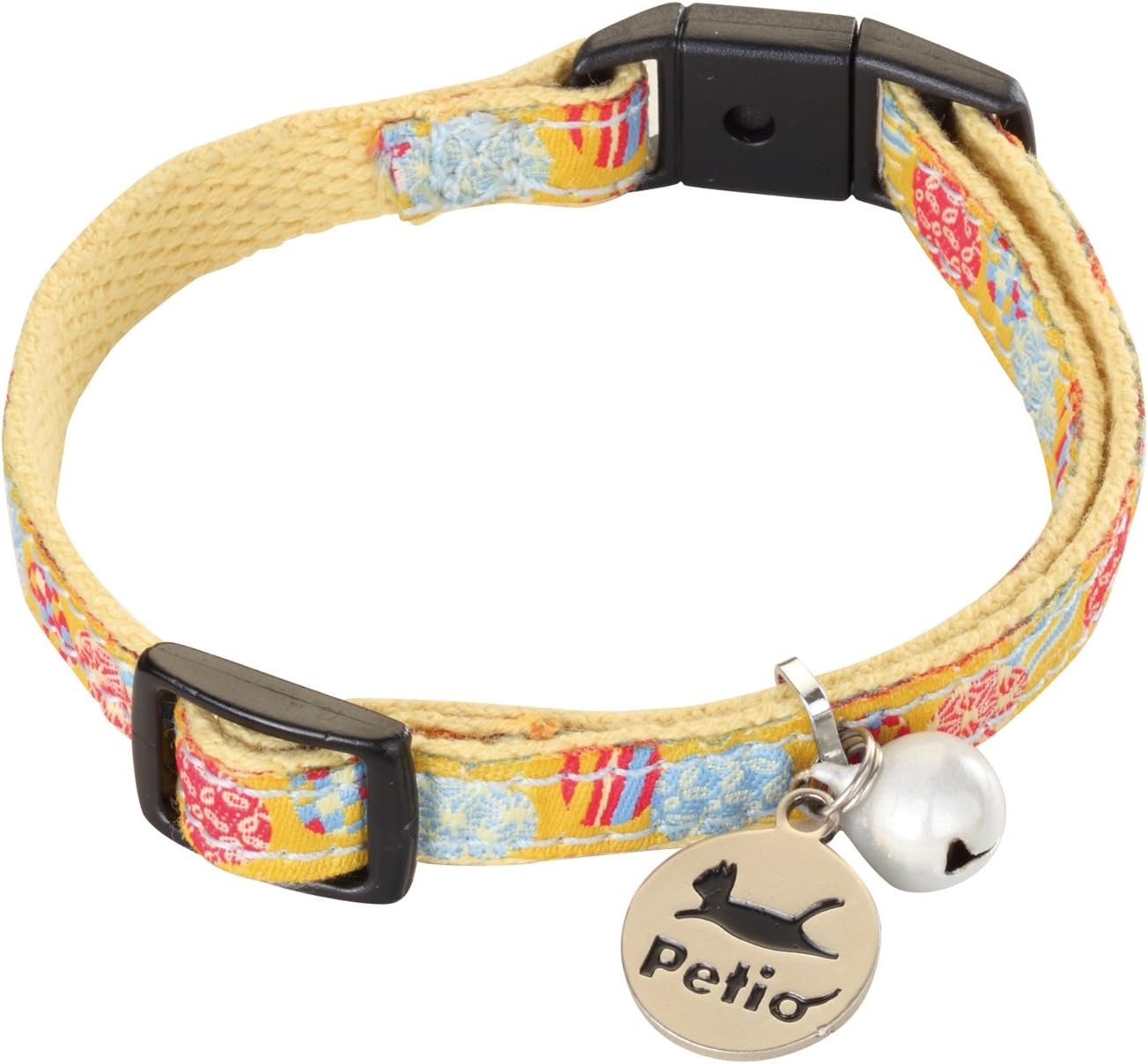 Petio Neko Komachi Cat Collar with Ball, Yellow image number 2
