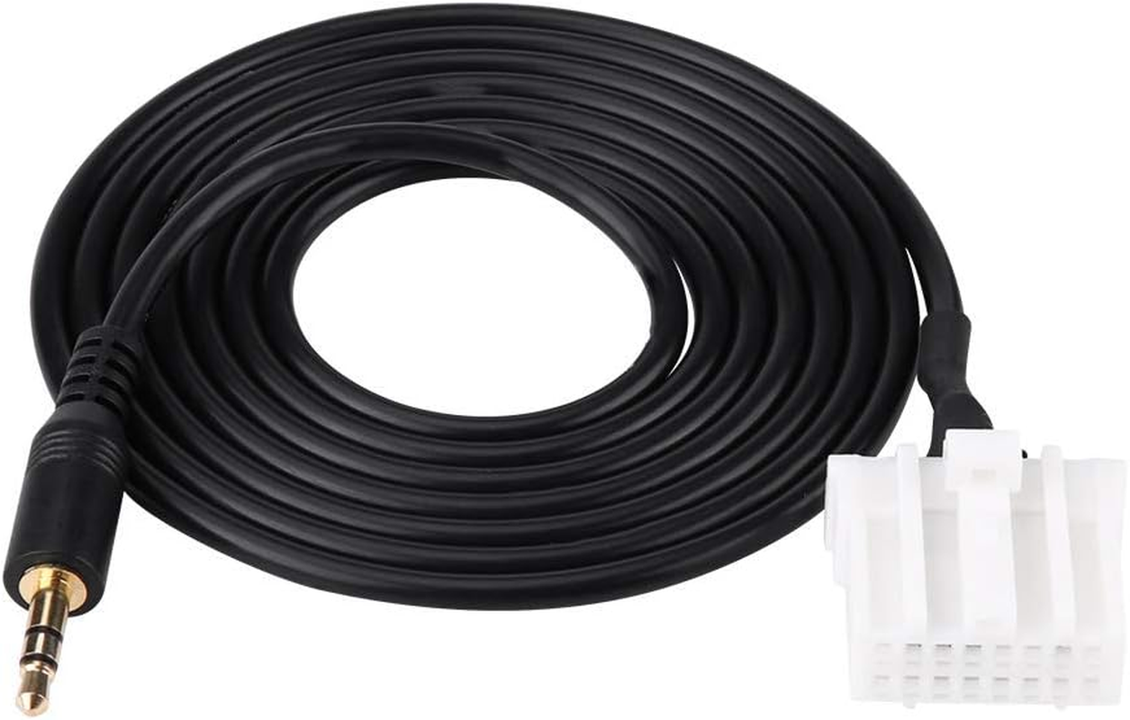 Car Audio Aux Cable Adapter, 3.5Mm Jack CD Interface for Mazda 2 3 5 6 M3 M6 MX5 RX8 2006-2013 image number 6