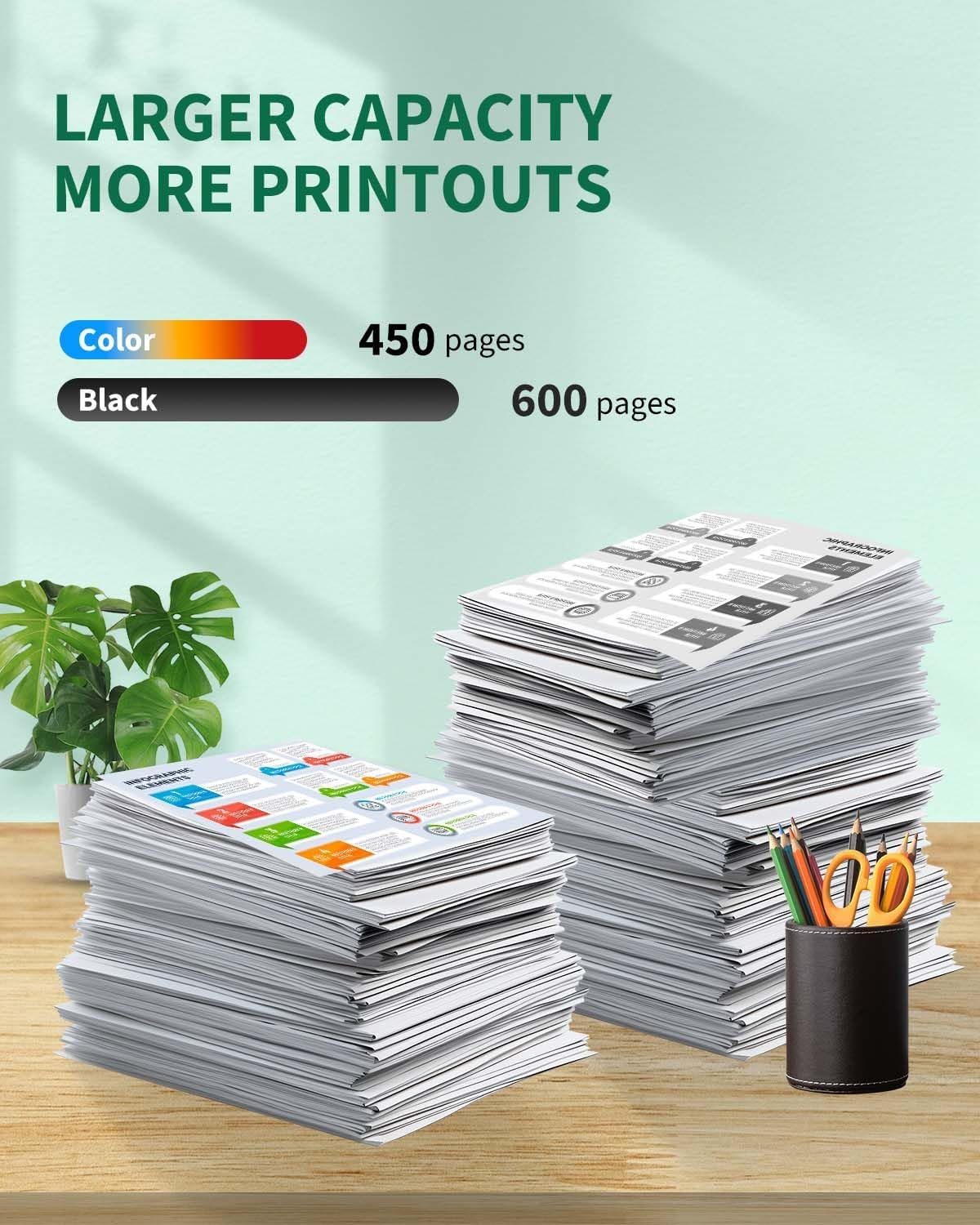 Ondula 212XL Ink Cartridge Compatible for Epson 212 XL 212XL Ink Cartridges for Expression Home XP-2100 XP-3100 XP-3105 XP-4100 Workforce WF-2810 WF-2830 WF-2850 (5 Pack) image number 2