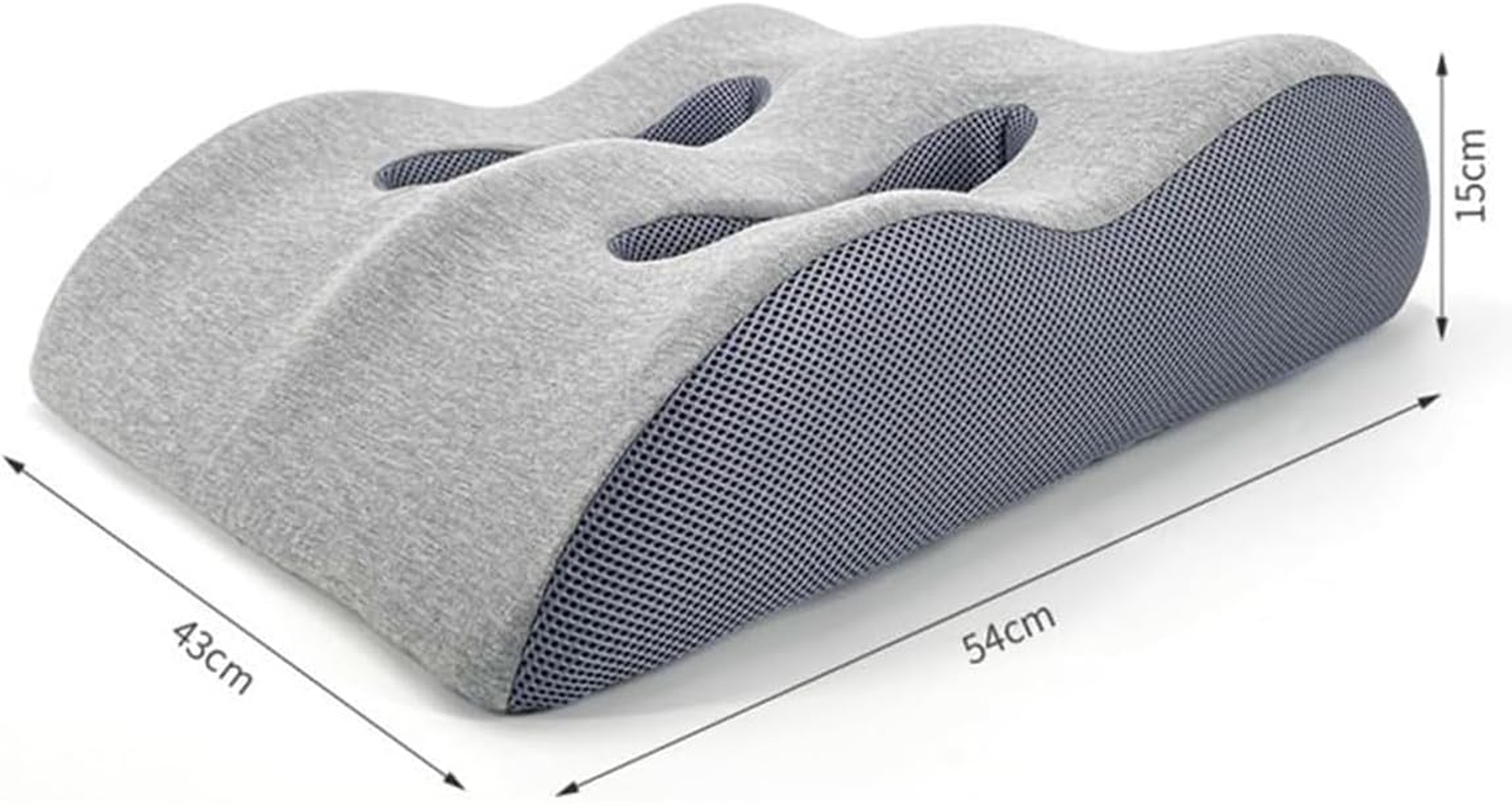 Memory Foam Leg Pillows for Sleeping,Back M Shape Curve, Ergonomic Design, Removable Cover, Breathable Fabric, with Proper Elevation, for Comfortable Posture image number 6