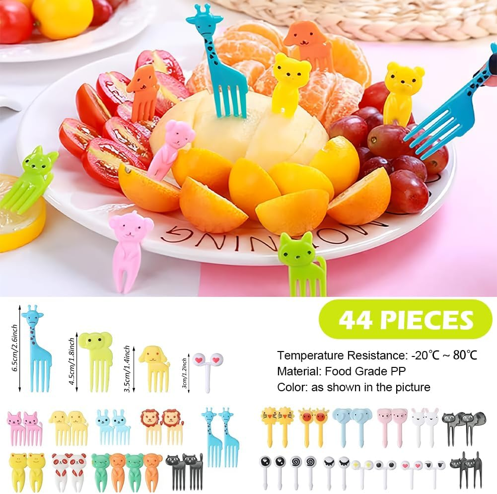 Bento Lunch Box - 4 Pack, Reusable Food Storage Snack Containers with Transparent Lids for School, Work and Travel image number 4