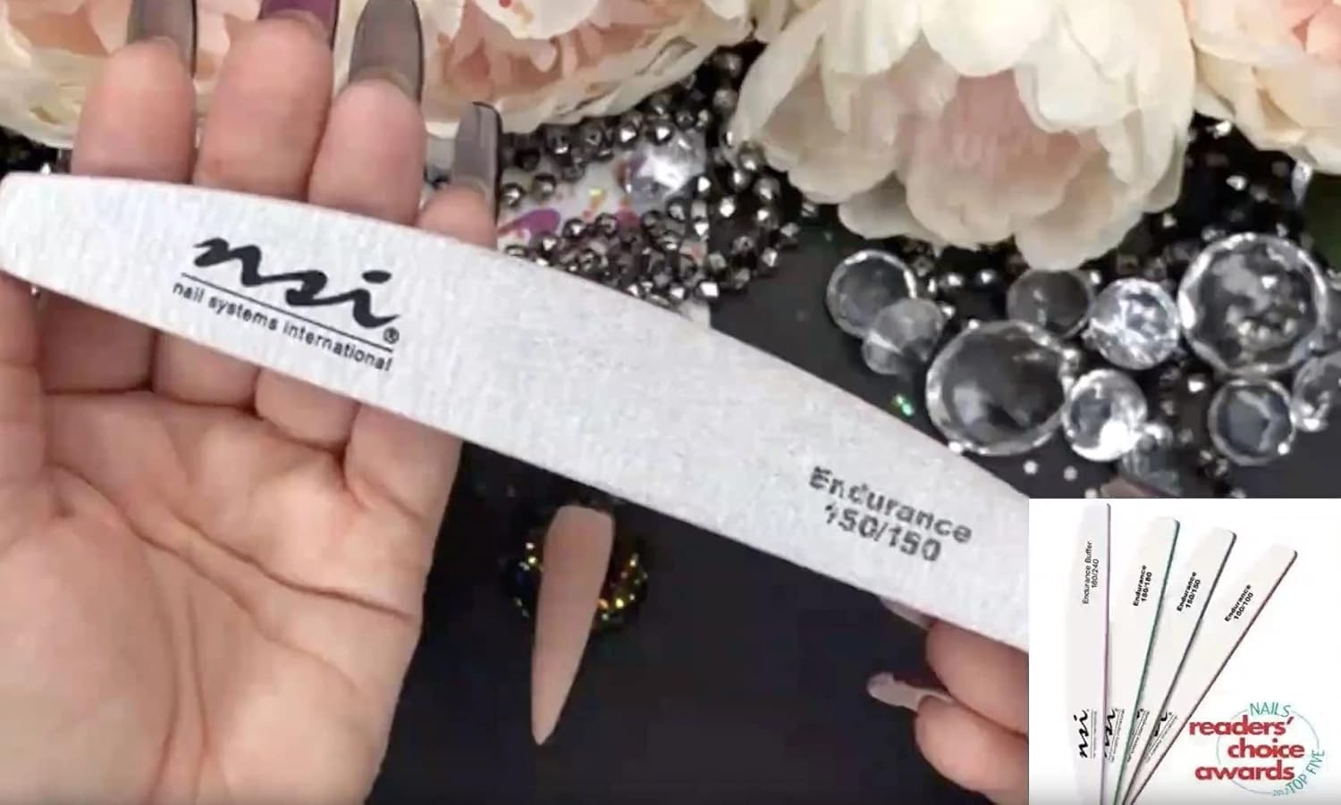 Endurance Nail File 150/150 Grit (Medium) image number 2