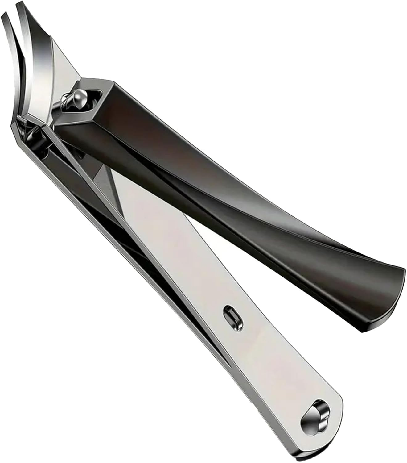 Luzcauwy Ingrown Nail Clipper &ndash; Slant Curved Blade Nail Clippers for Thick Nails, Professional Toenail Clippers for Ingrown Nails, Seniors & Men, Podiatrist Recommended Design image number 1