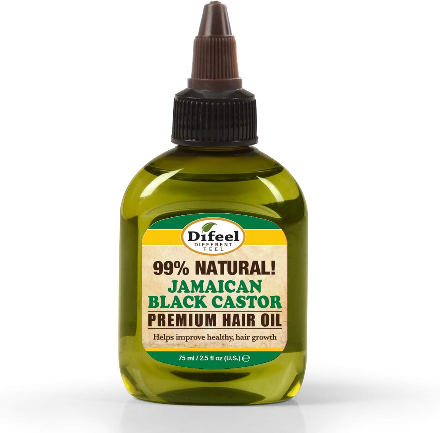 Difeel 99% Natural Premium Hair Oil - Jamaican Black Castor Oil 70Ml
