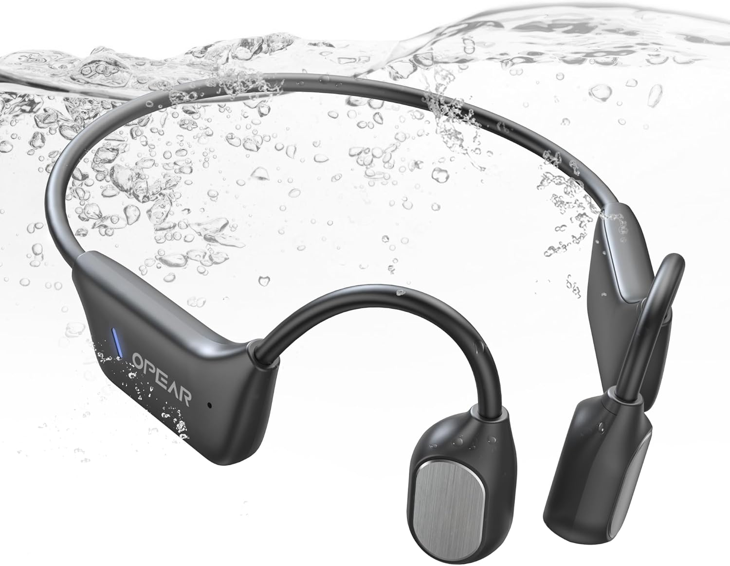 Relxhome Bone Sound Swimming Earbuds, 32GB MP3 Memory, Bluetooth 5.4 Open Earbuds, IPX8 Waterproof, 10 Hours Playtime, Swimming, Running image number 4