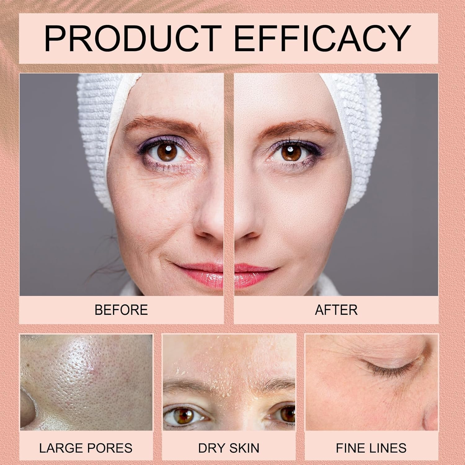 Collagen Night Wrapping Mask Peel off &ndash; Overnight Face Mask for Deep Hydration, Firming & Glowing Skin Care, Reduces Sagging Wrinkles Skincare&ndash; 2.54 Fl. Oz with Jelly Brush image number 5