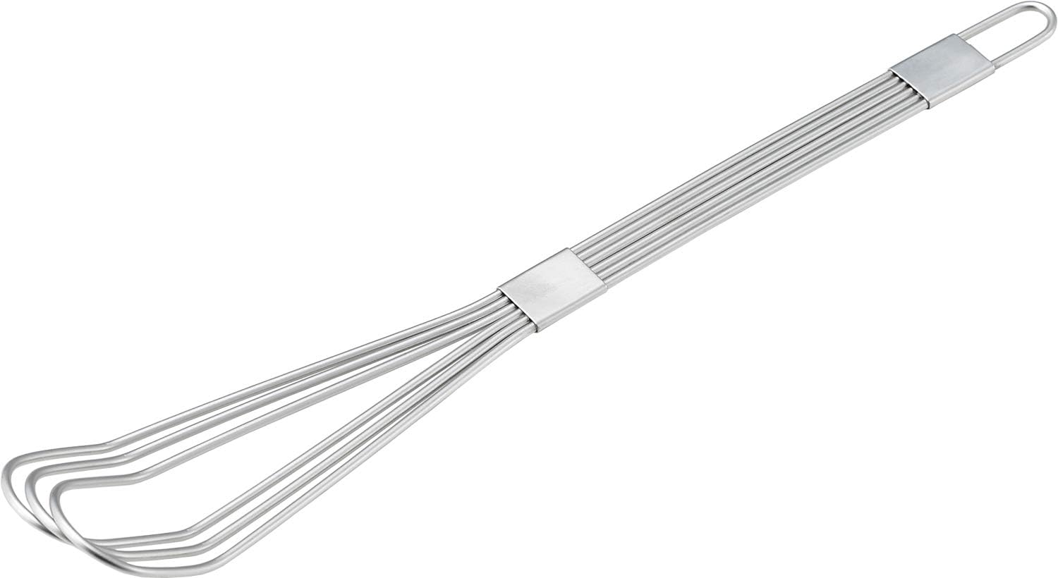 Yoshikawa YJ2810 Masher & Whipper Dish, Silver, Made in Japan, Total Length 7.4 X Width 1.2 Inches (18.8 X 3 Cm)