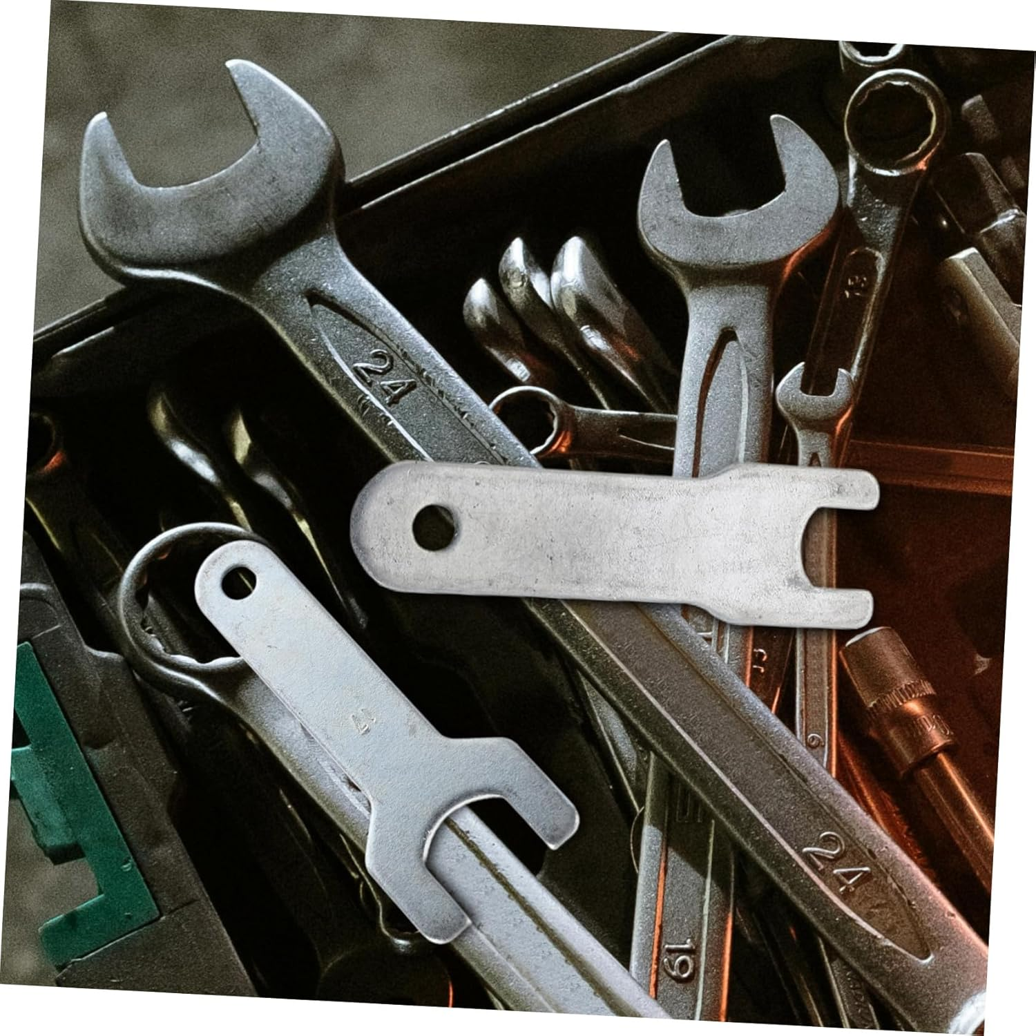 LIFKOME 4Pcs Air Die Grinder Wrench Spanner Lightweight Pneumatic Angle Grinder Accessory for Precision Automotive Tire Maintenance and Fine Detailing image number 2