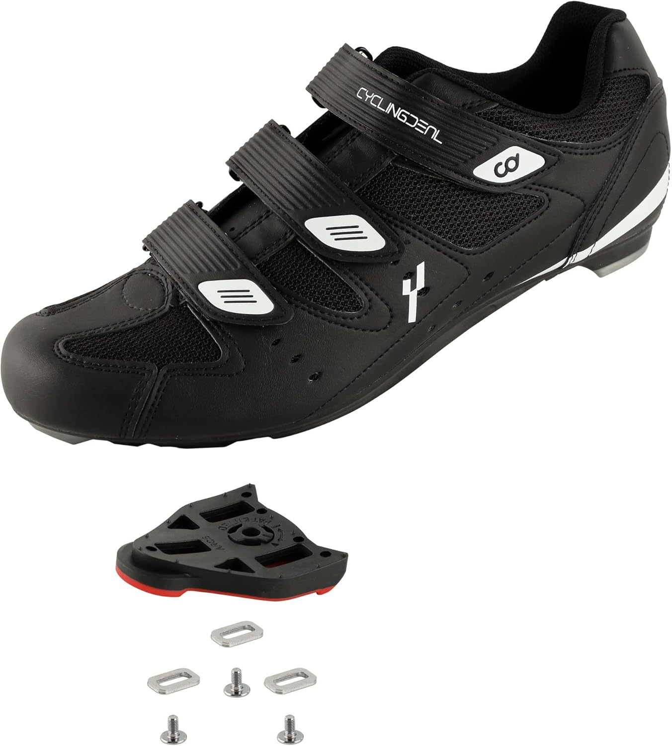 Cyclingdeal Bicycle Road Bike Universal Cleat Mount Men'S Cycling Shoes
