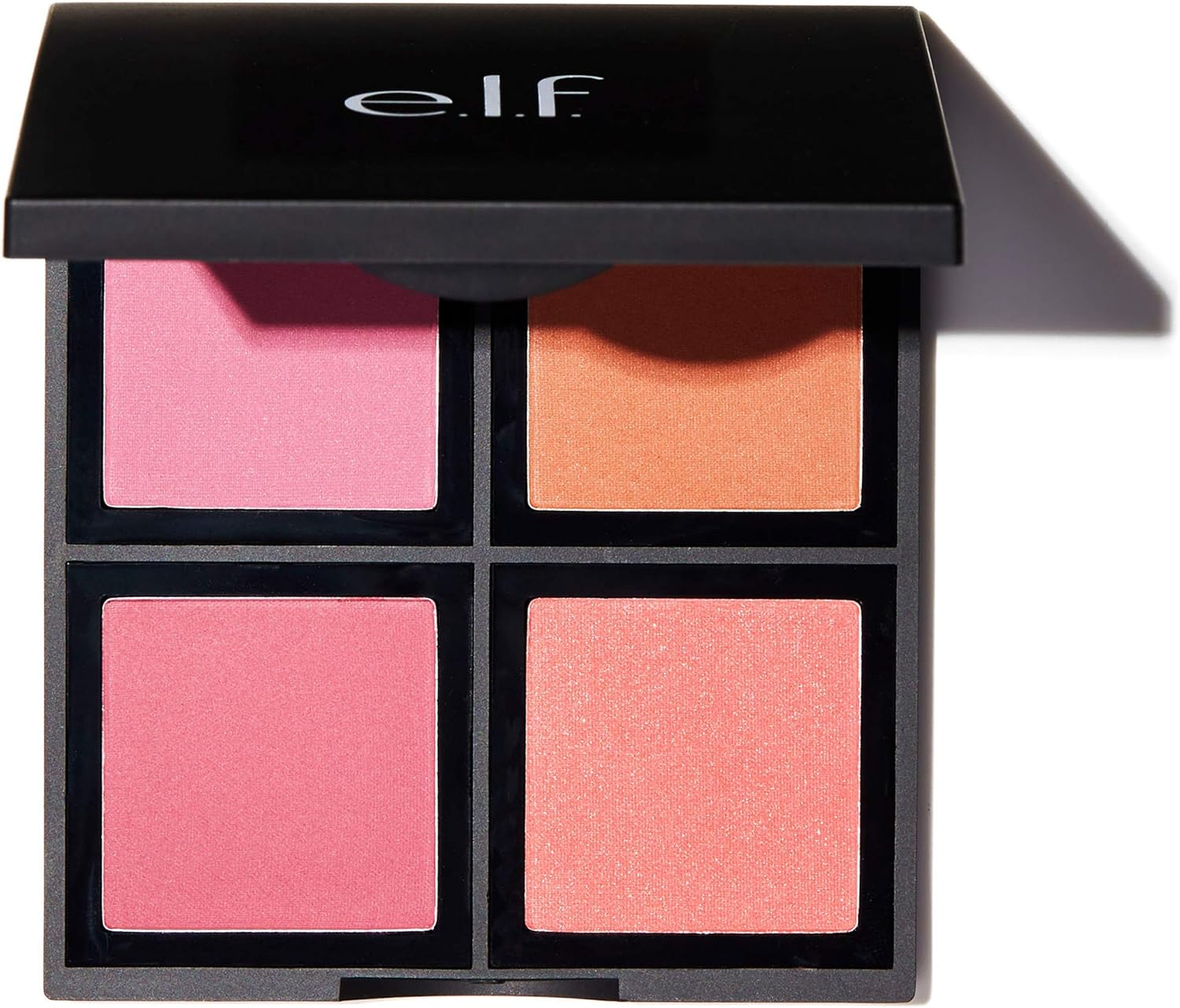 E.L.F. Powder Blush Palette, 4 Tonal Shades, Light, 0.56 Oz.