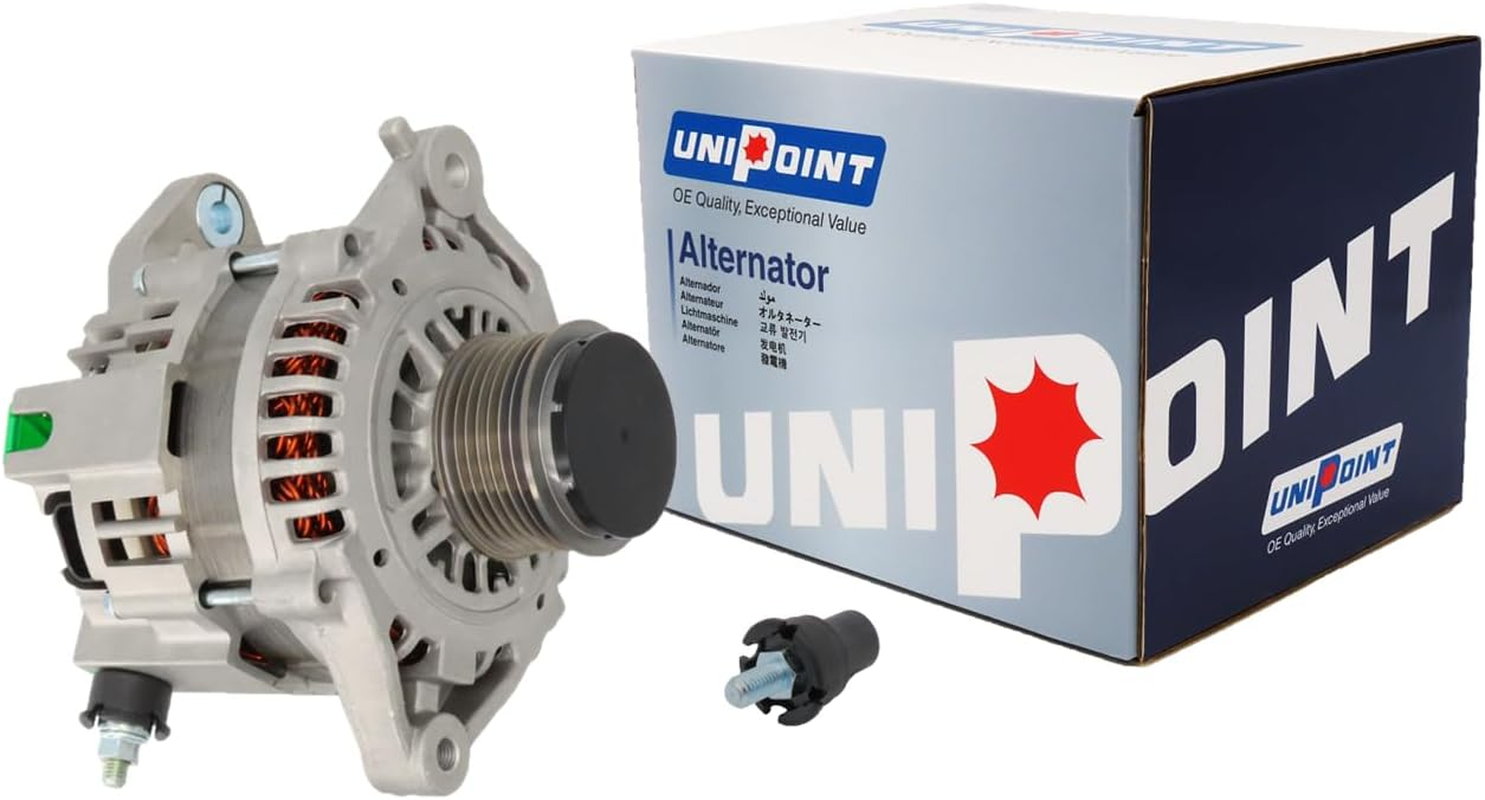 Unipoint Alternator UHA001 Replacement for Nissan Patrol GU Y61 3.0L Diesel, Navara D22 3.0L Diesel 2000 on ZD30DDTI ZD30T CRD Zd30Deuro4 23100-DB000 23100-DB00A 120Amp HXA099U HXA070 image number 4