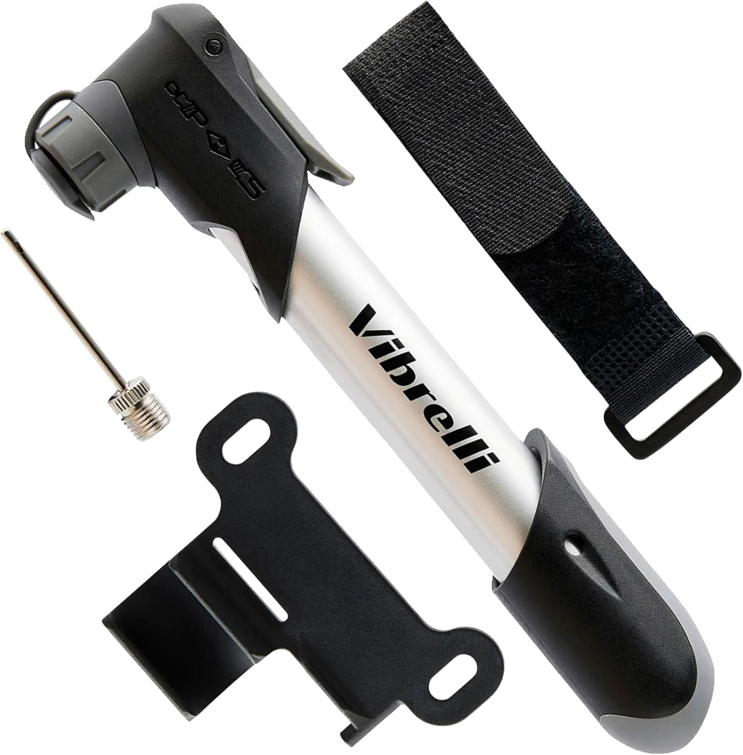 Mini Bike Pump - Presta & Schrader Bicycle Pump - 120 PSI Tire Pump for Road & MTB - No Valve Changing Needed