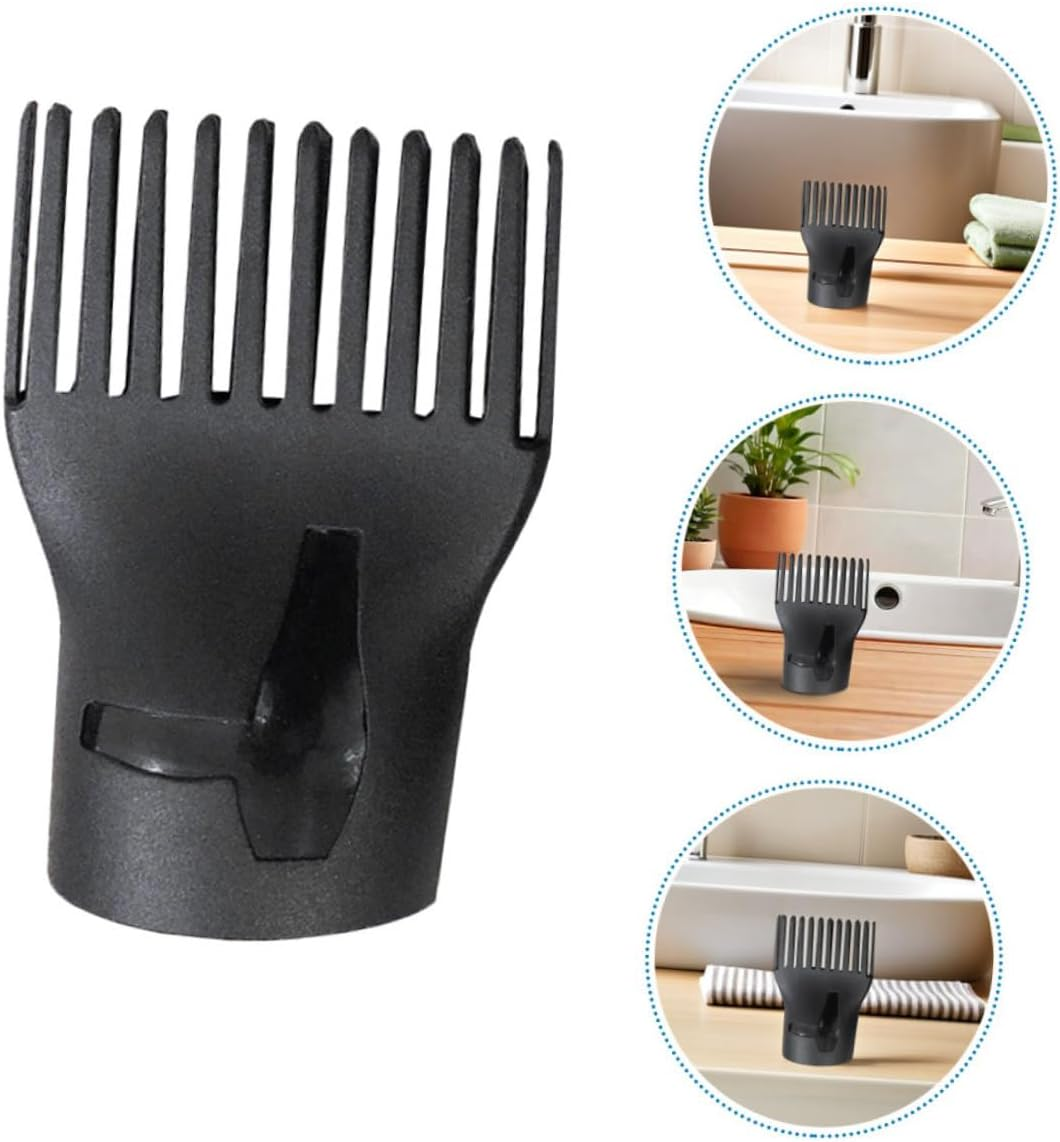 HEALEEP 4Pcs High Temperature Duckbill Nozzle for Hair Dryer Plastic Narrow Concentrator Nozzle Flat Blow for Salon Styling Tool and Home Hair Drying image number 2