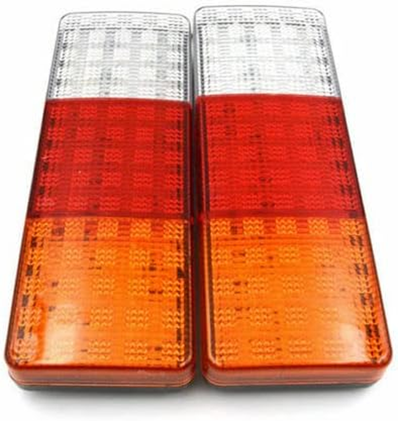 2Pcs 12-24V 75 LED Rear Trailer Tail Lights Caravan Truck Boat Pair Kit Waterproof Rear Lights for Truck, Caravan, Boat, Ute, 4WD & Camper image number 4