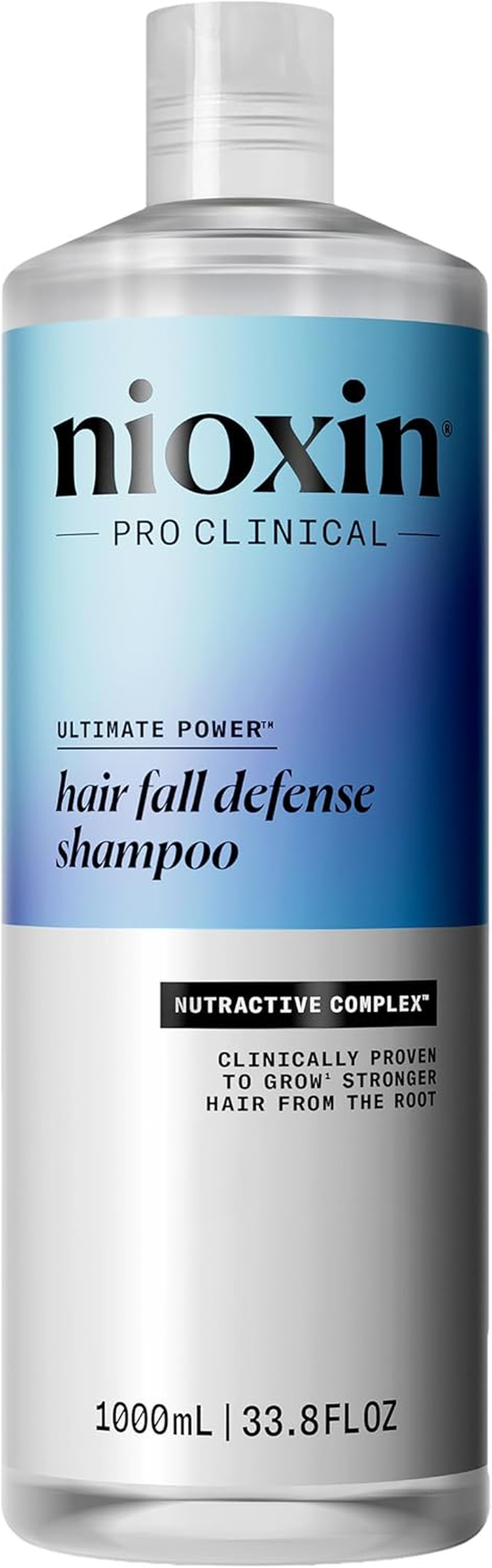 Nioxin Hair Fall Defense Shampoo for Hair Loss, 1000 Ml image number 1