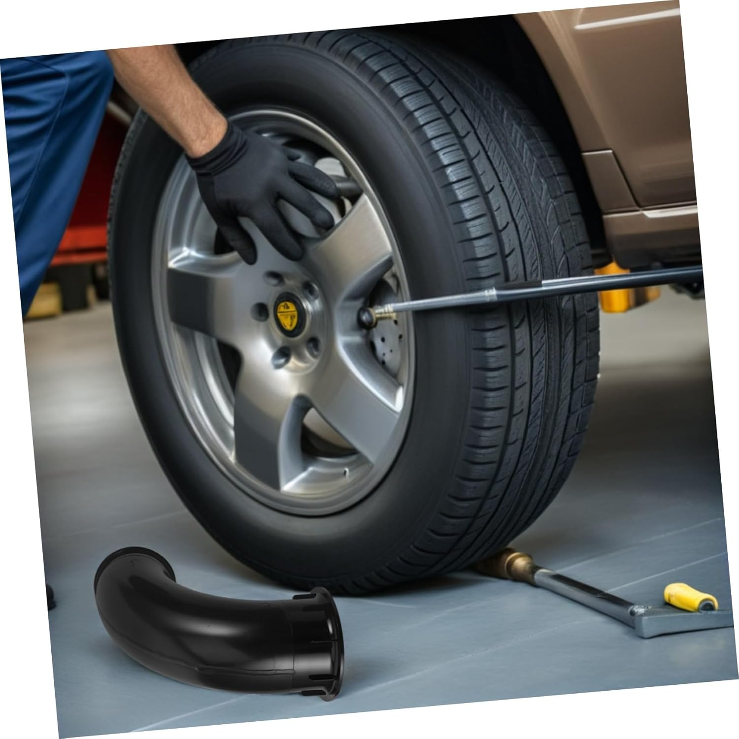 UKCOCO 2Pcs Speaker Sound Tube Home Speaker Bass Port Subwoofer Terminal Subwoofer Enclosure for Car Air Vent Port Replacement Black Plastic