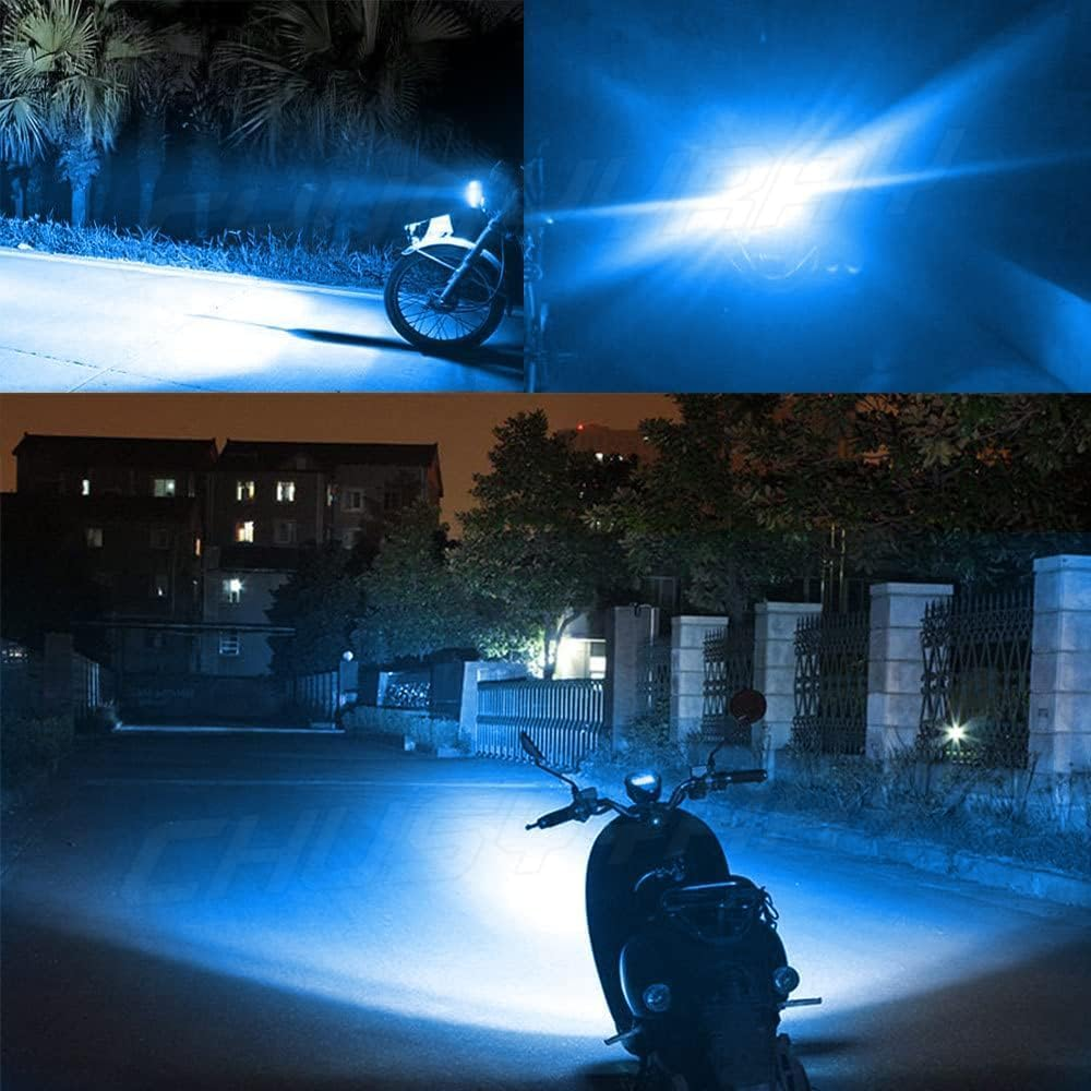 HOCOLO 2X F2 9005 HB3 H10 8000K Car LED Fog Lights Replace Halogen Bulbs,3570 Csp-Chips 80W 8000Lm,Bright IP68 Waterproof Vehicle Lamp Accessories Exterior Automotive (Ice Blue, 9005/HB3/H10) image number 1