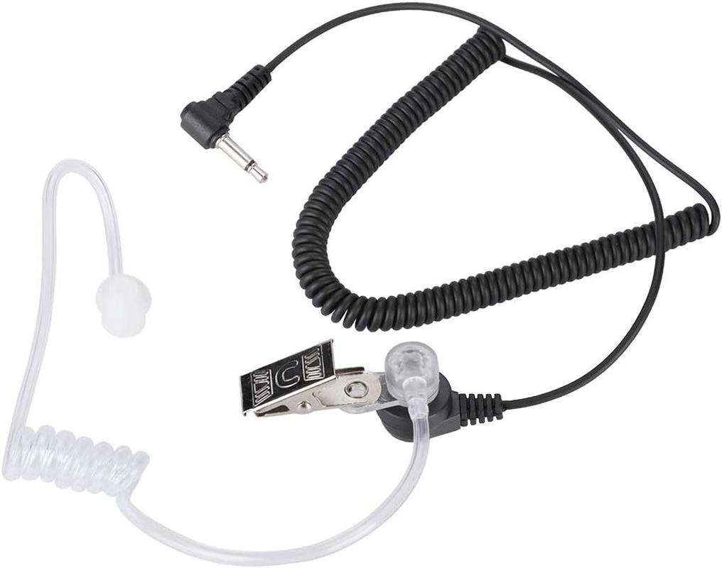 Eacam Air Duct Walkie-Talkie Earphone Earbuds for Radio Speakers, anti Noise, Radiation Resistant. Ideal for Atvs, Skis, Race Games, Security, Surveillance. Transparent, Easy Hidden, image number 6