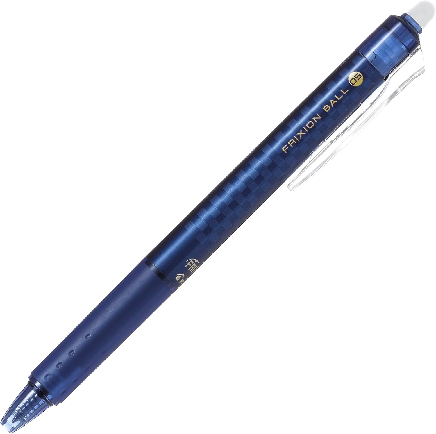 Pilot Frixion Design Series Retractable Erasable Gel Pen, 0.5 Mm, Purple Barrel, Black Ink