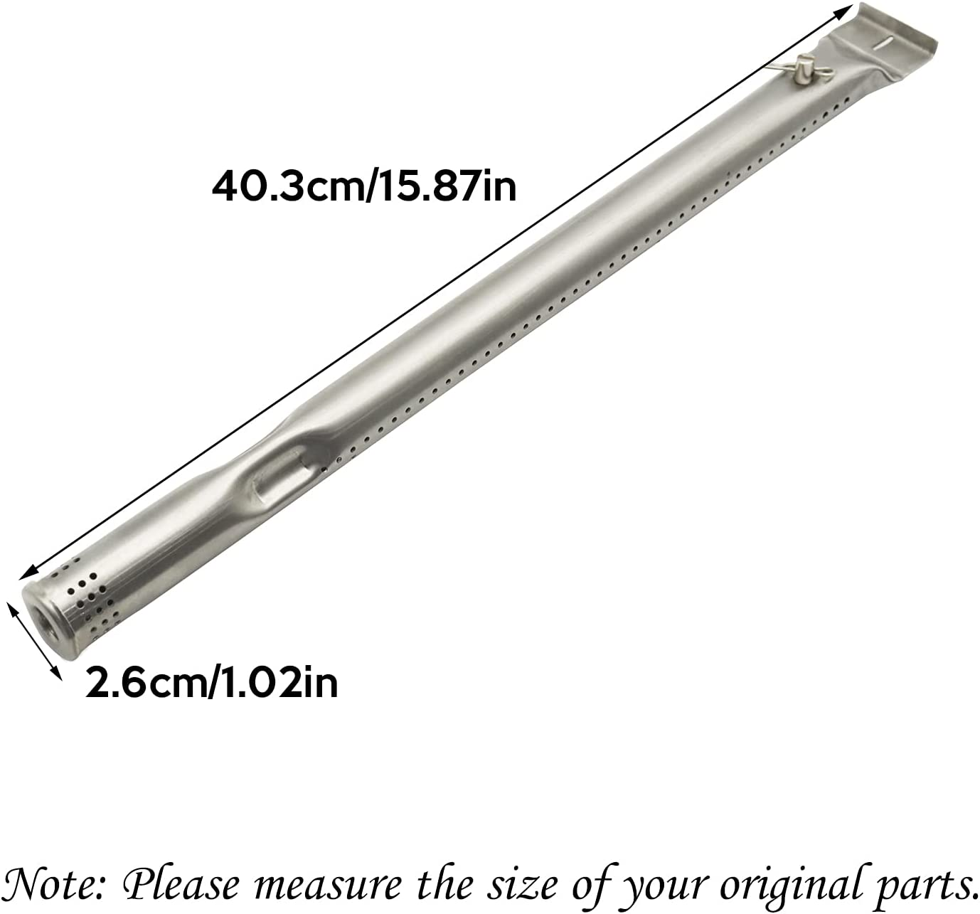 Burner Replacement Parts Worthplanet 4Pcs BBQ Grill Tube Burner Replacement Part Stainless Steel Grill Burner for Barbecue Perfect for Outdoor Activities W110002 image number 6