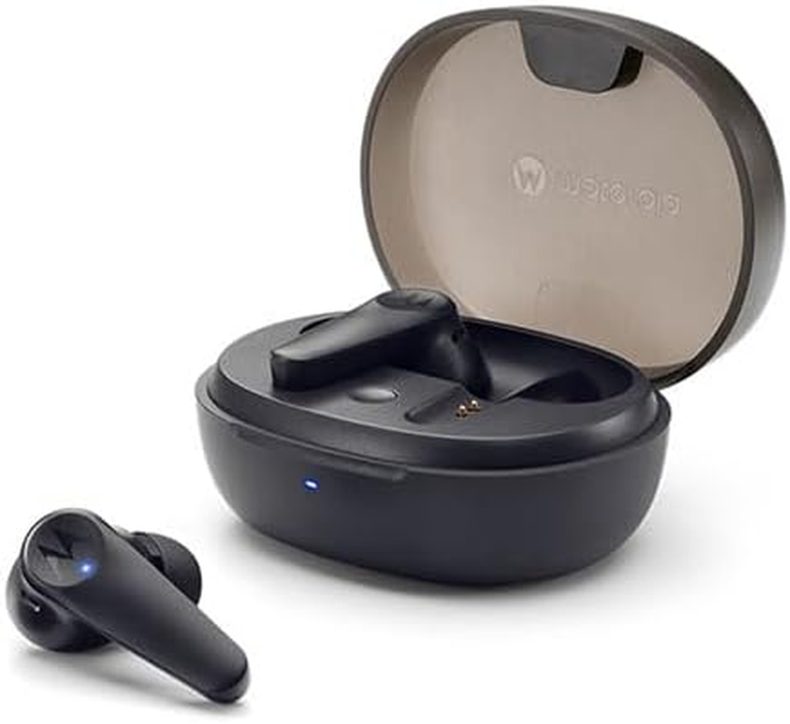 Motorola Buds 600 Headset Wireless Noise Cancelling Technology Snapdragon Sound 6 Microphone Control TATTILE CHIMATE E Music CUSTODIA DI RICARICA Wireless USB-C Black Brand image number 5