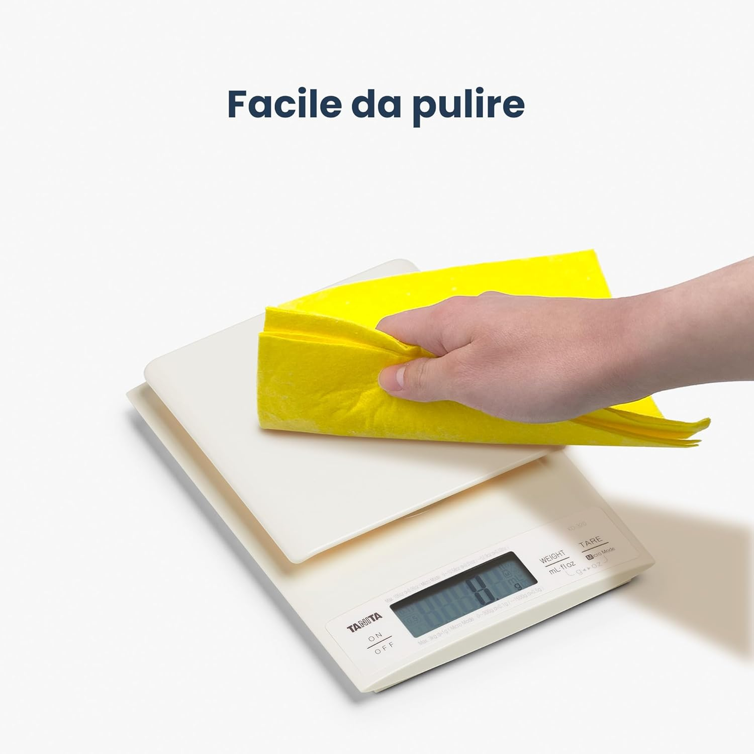 Tanita KD-320 Digital Kitchen Scale 3Kg-Cream image number 2