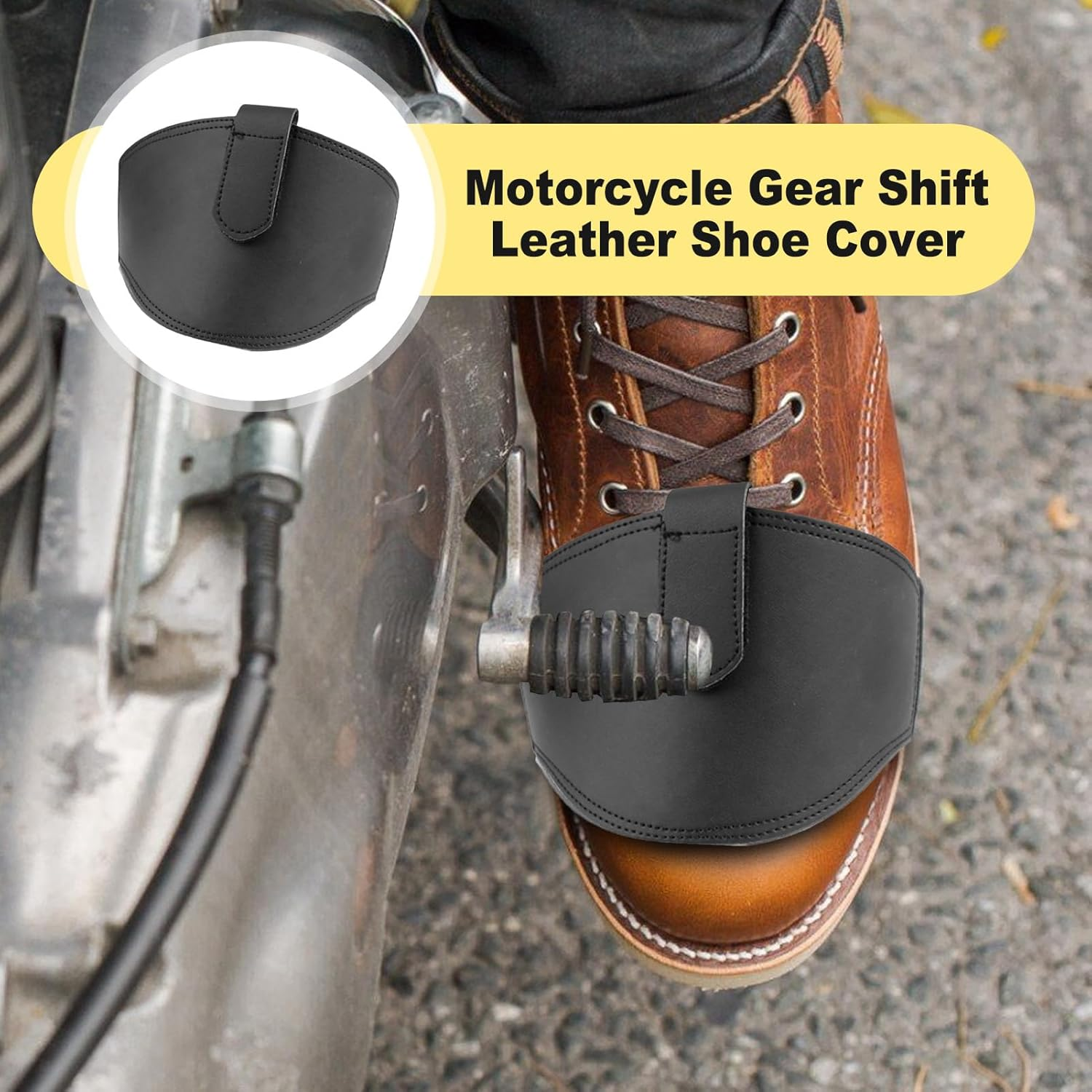 Motorcycle Shifter Shoe Protector - Anti-Slip Sneakers Guard for Long Distance Riding | Rubber Pad Covers with Shock Absorbing Design, Footwear Protection, Touring Commuting for Racing Adventure image number 4