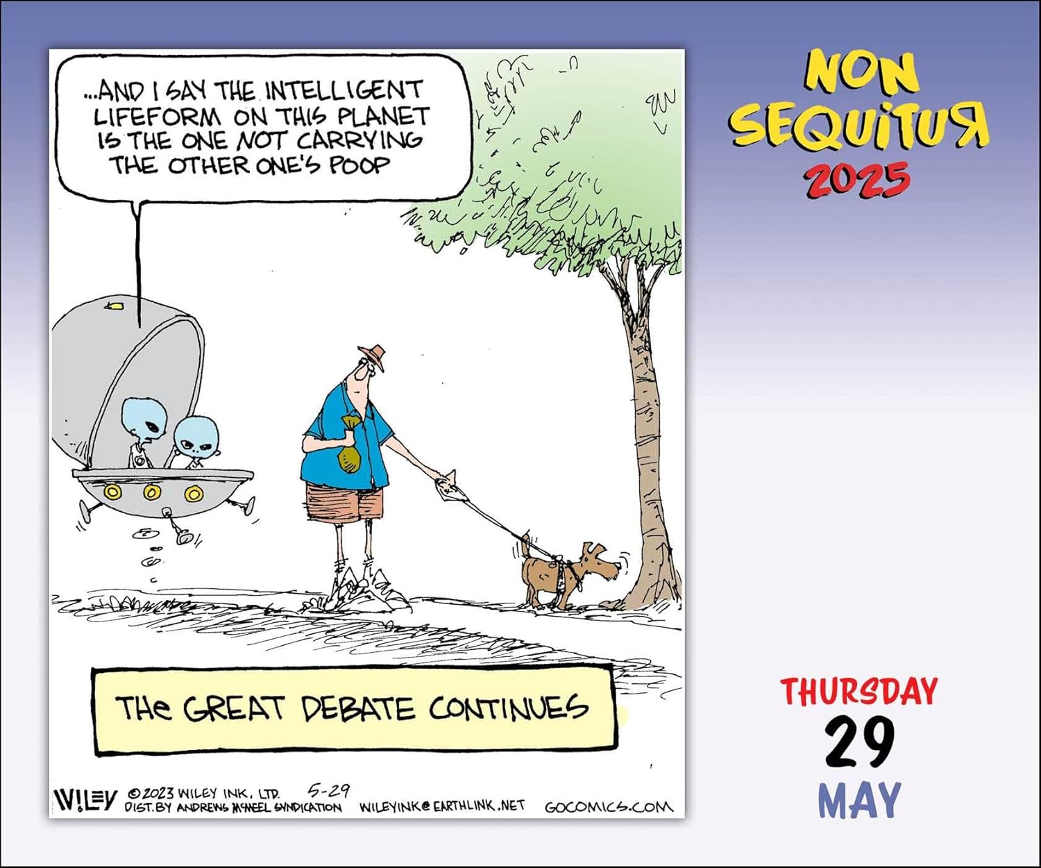 Non Sequitur 2025 Day-To-Day Calendar image number 1